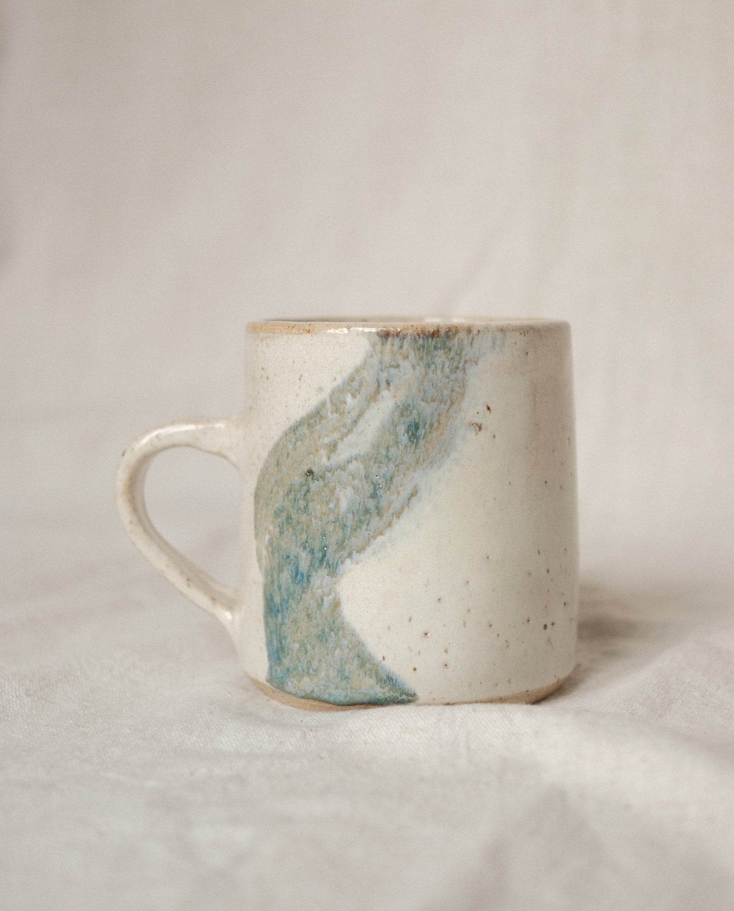 Large Handled Cup - Pale Blue #4
