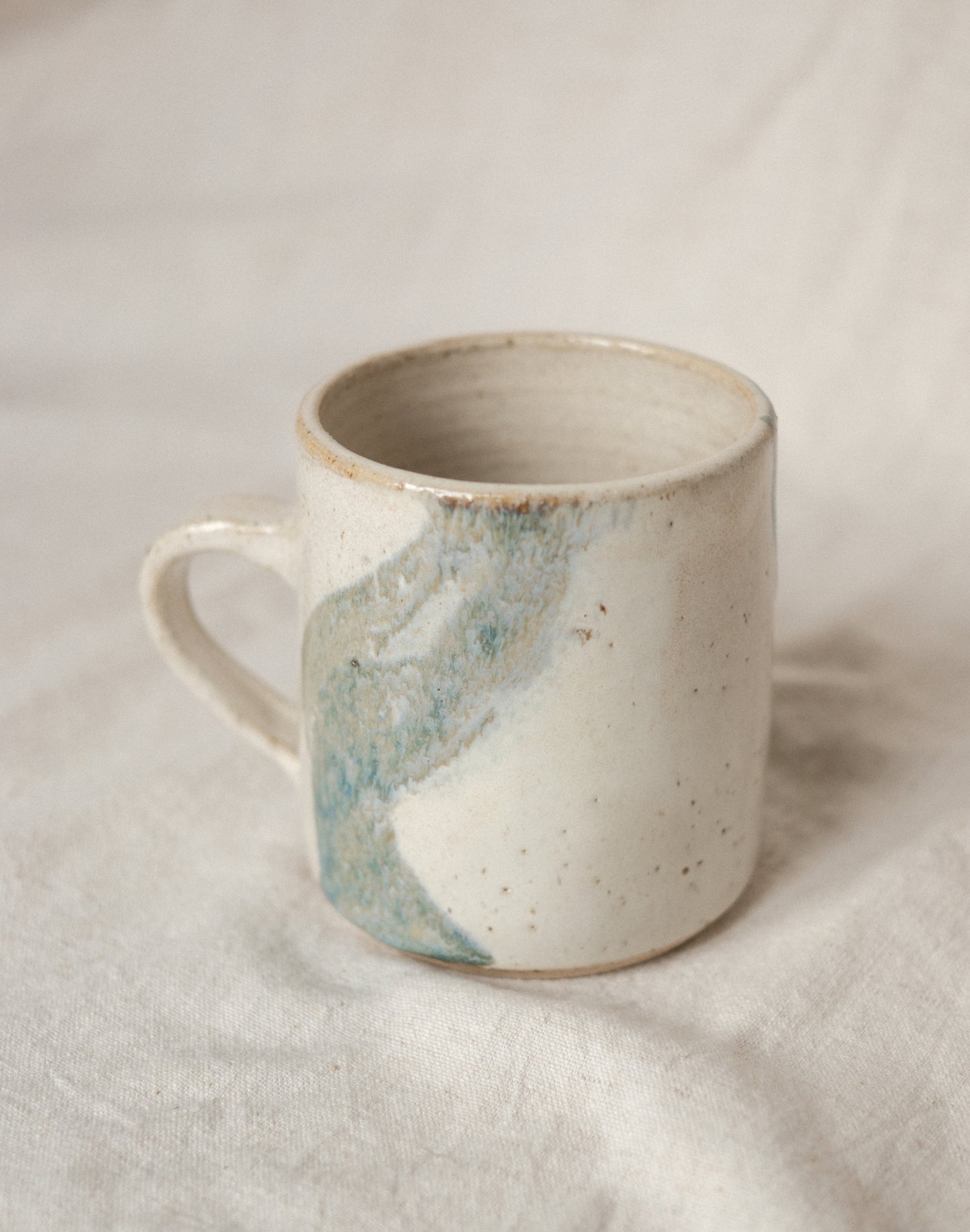 Large Handled Cup - Pale Blue #4
