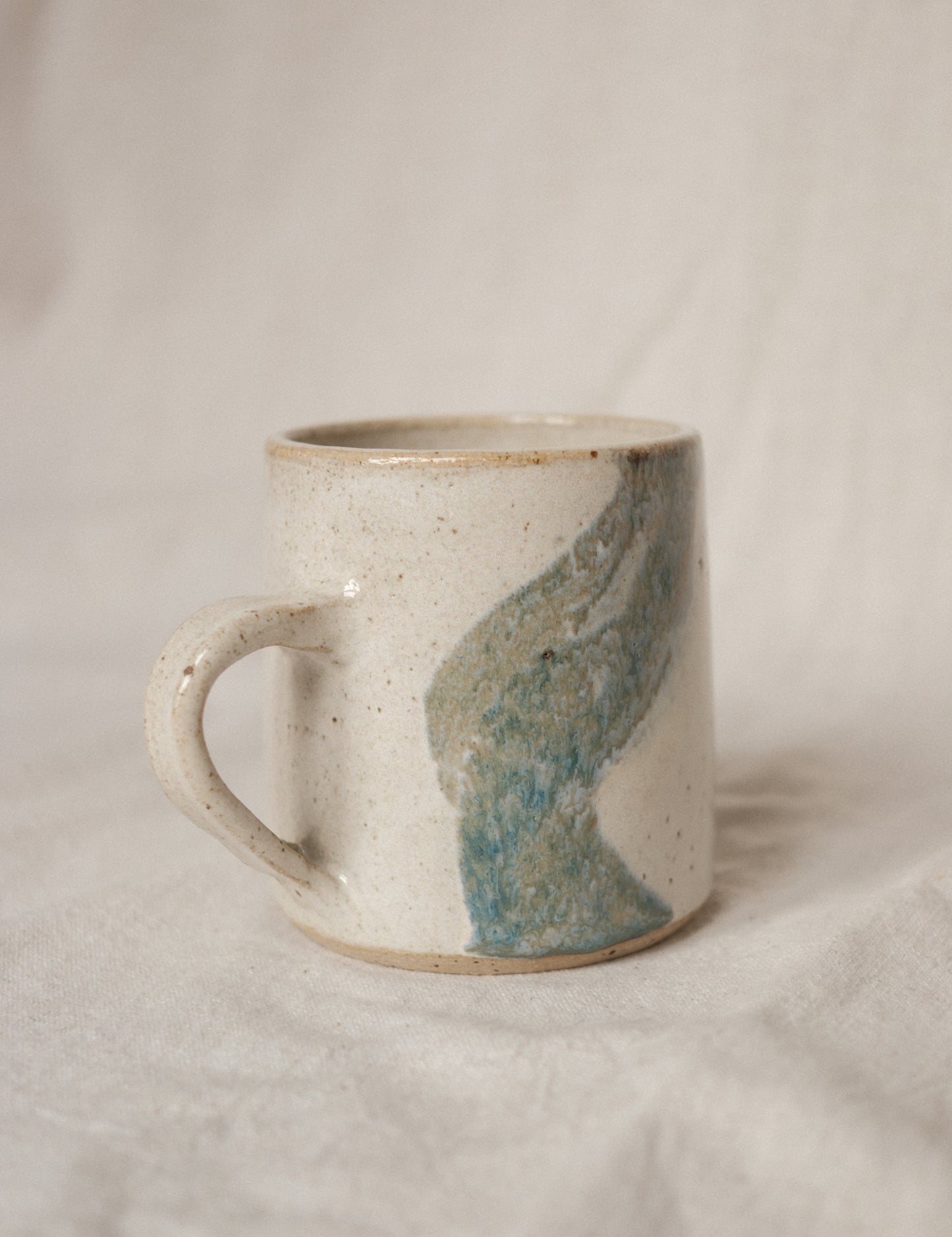 Large Handled Cup - Pale Blue #4