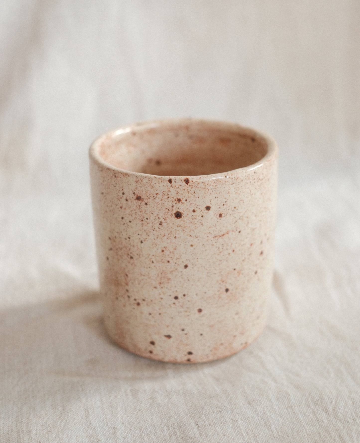 Large Blush Pink Handleless Cup #1