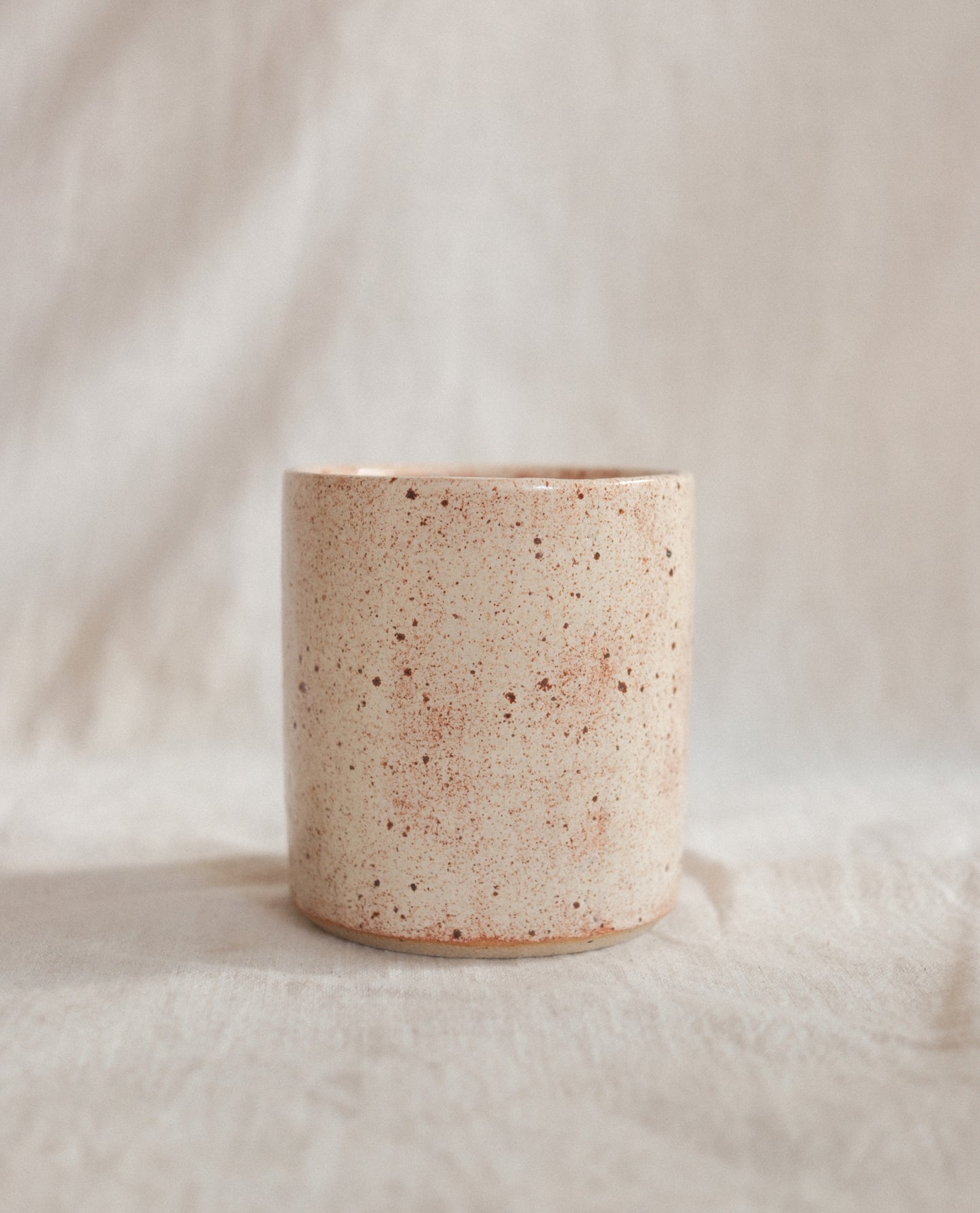 Large Blush Pink Handleless Cup #1