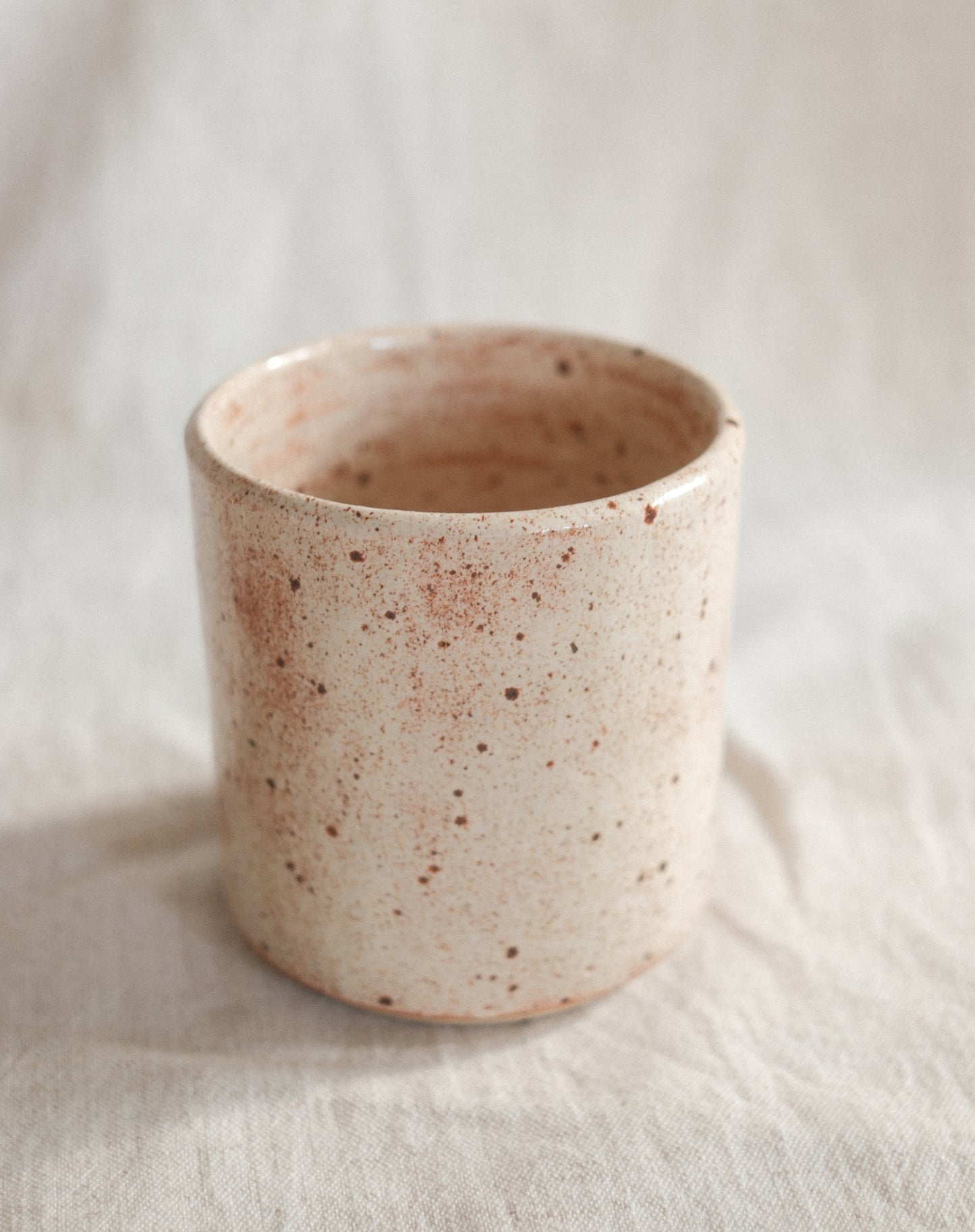 Large Blush Pink Handleless Cup #2