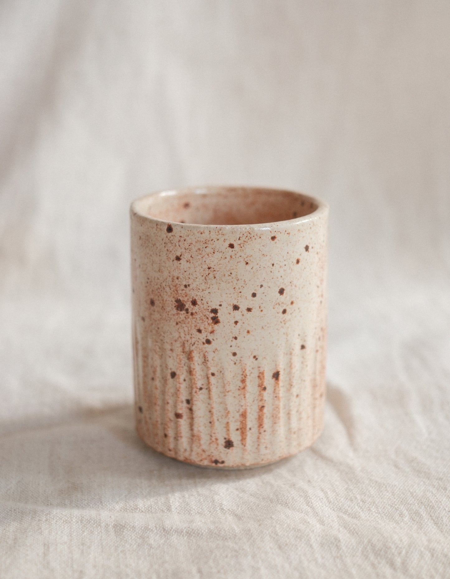 Small Blush Pink Handleless Cup