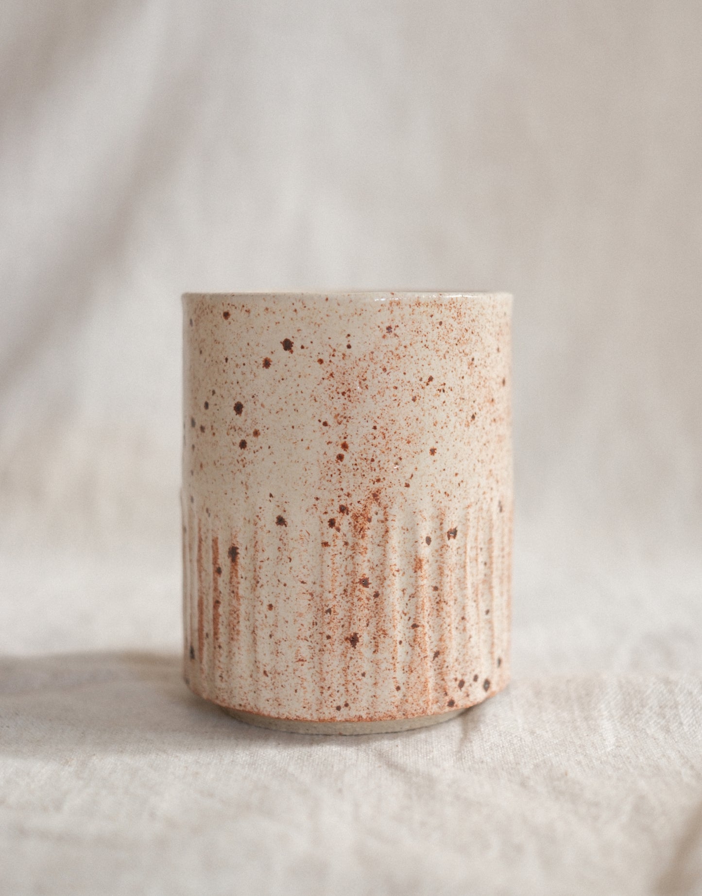 Small Blush Pink Handleless Cup