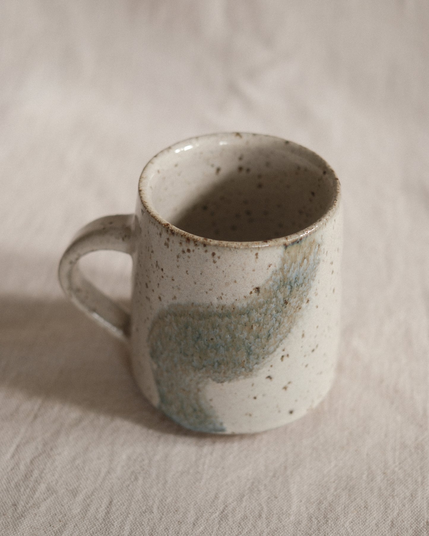 Small Handled Cup - Pale Blue #1