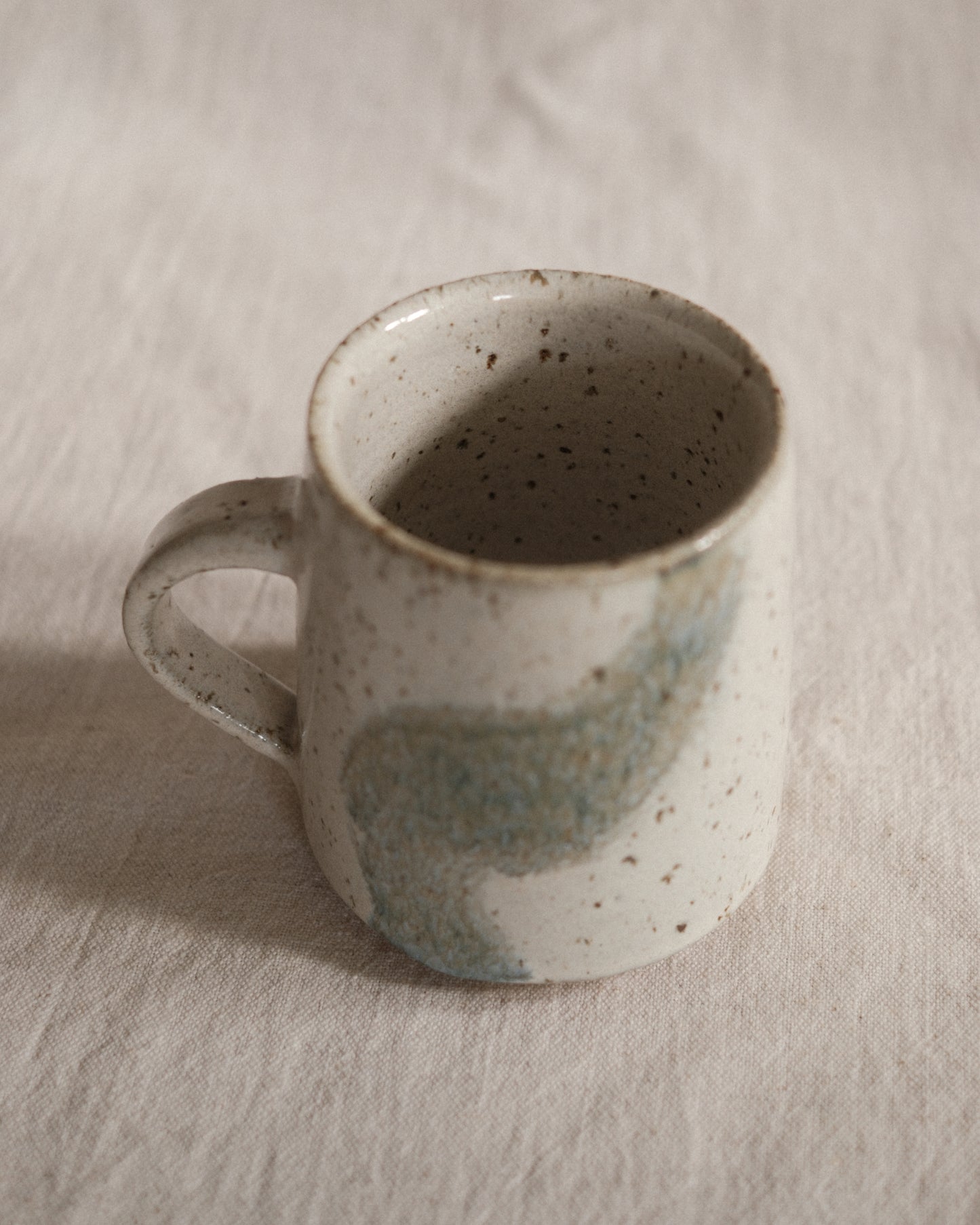 Small Handled Cup - Pale Blue #1