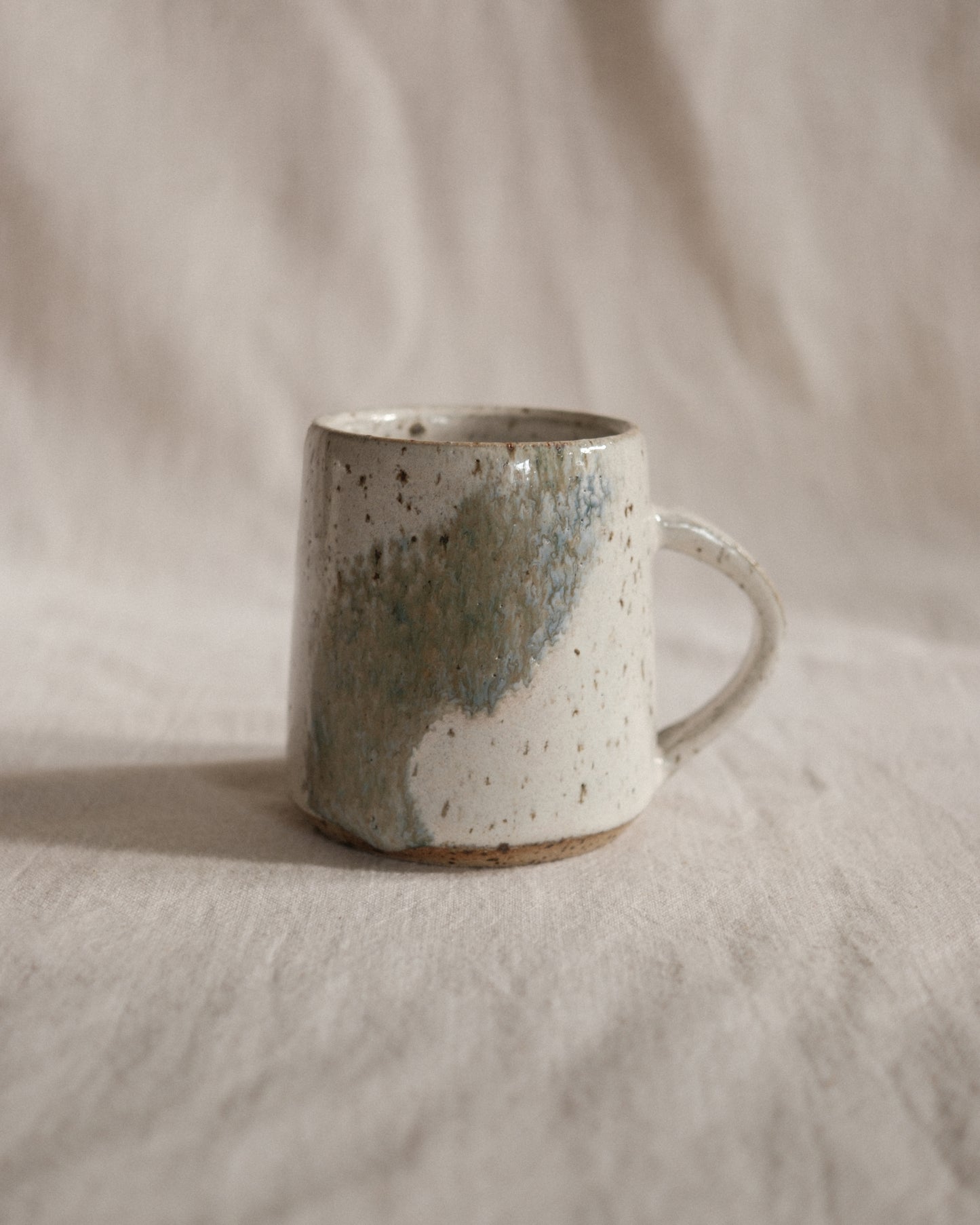 Small Handled Cup - Pale Blue #2