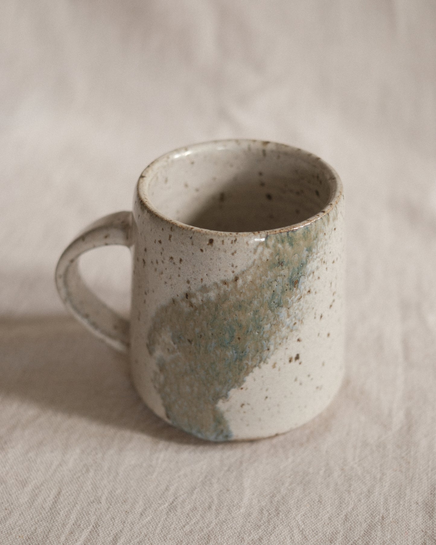 Small Handled Cup - Pale Blue #2