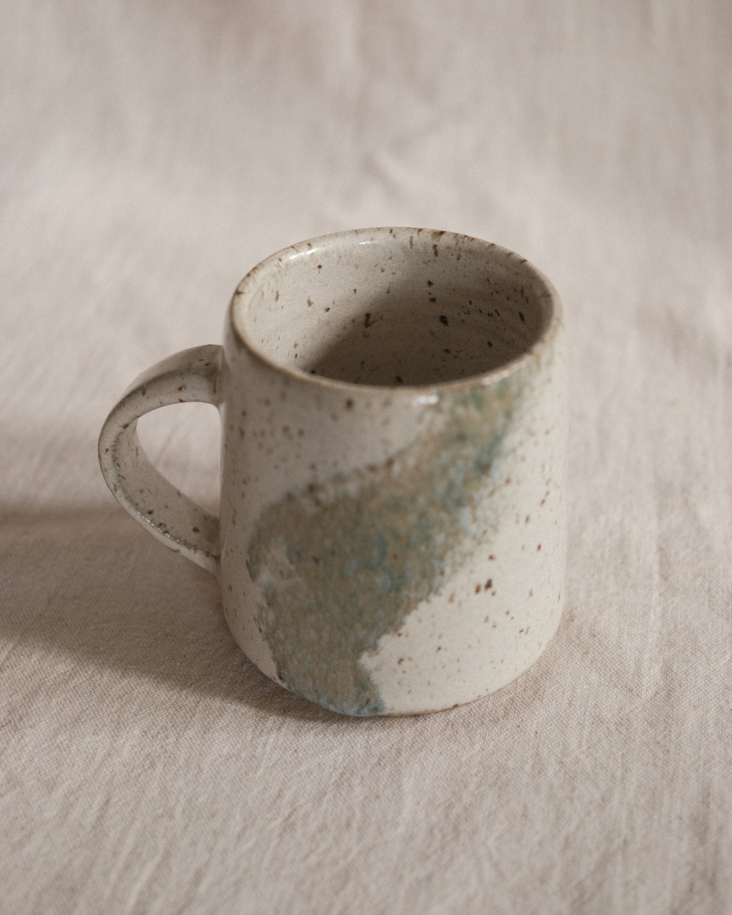 Small Handled Cup - Pale Blue #2