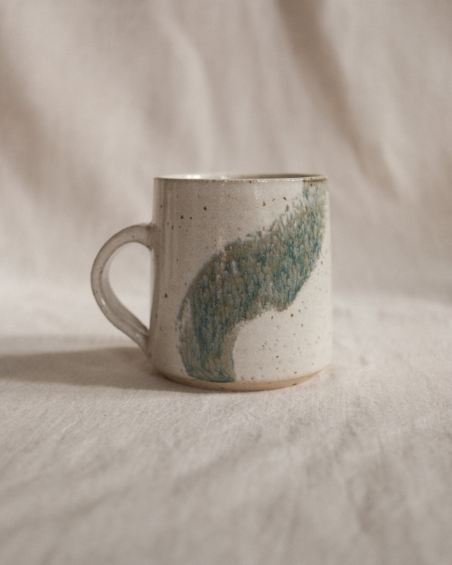 Large Handled Cup - Pale Blue #1