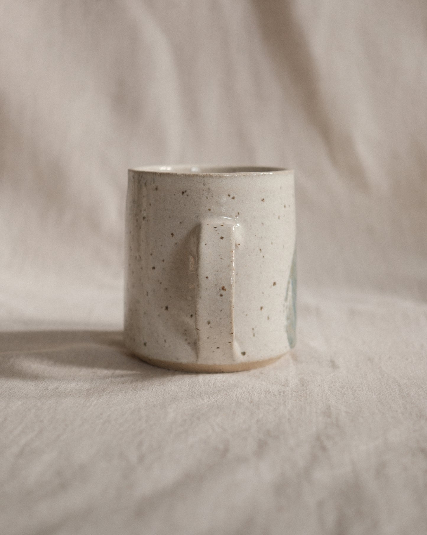 Large Handled Cup - Pale Blue #1