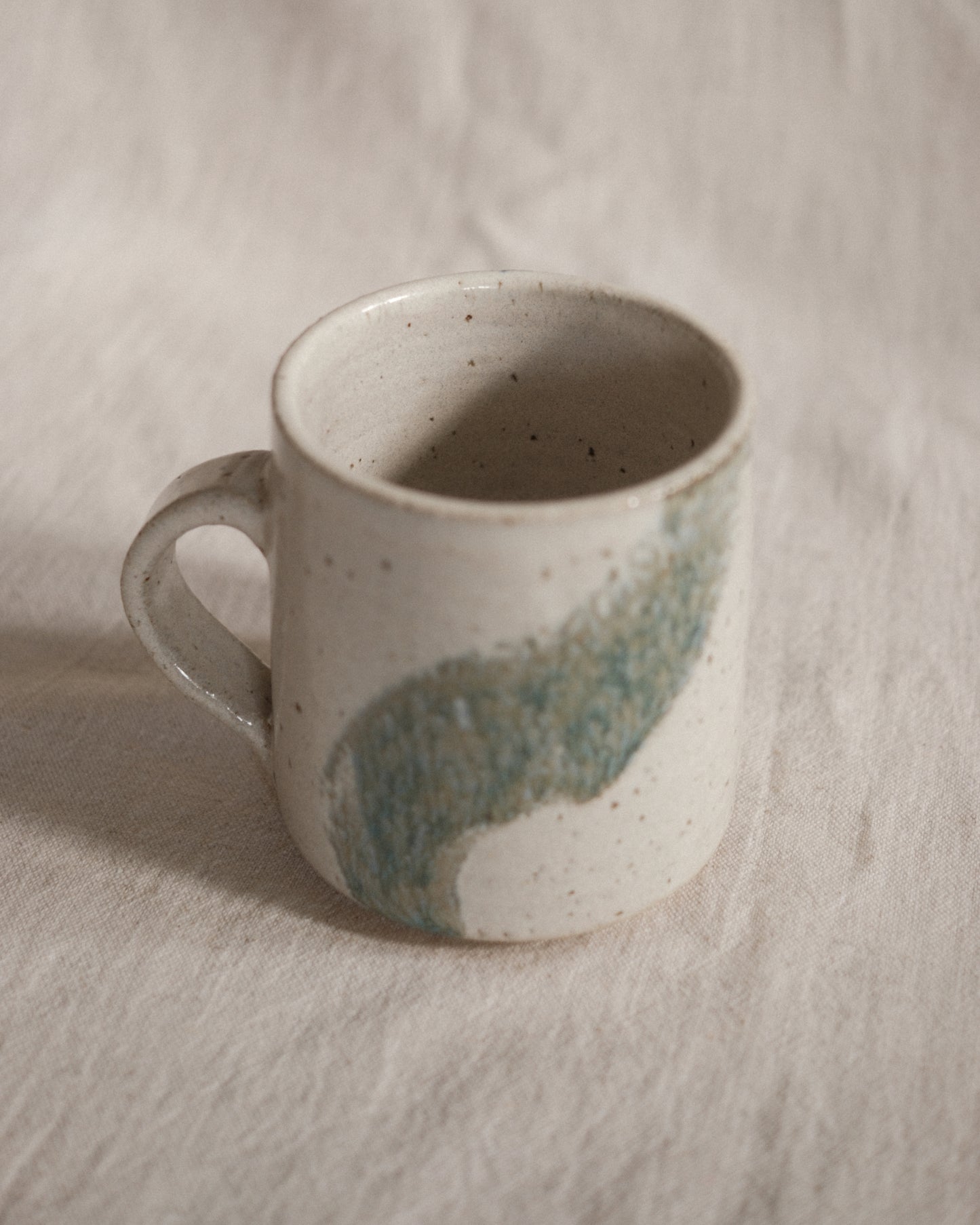 Large Handled Cup - Pale Blue #1