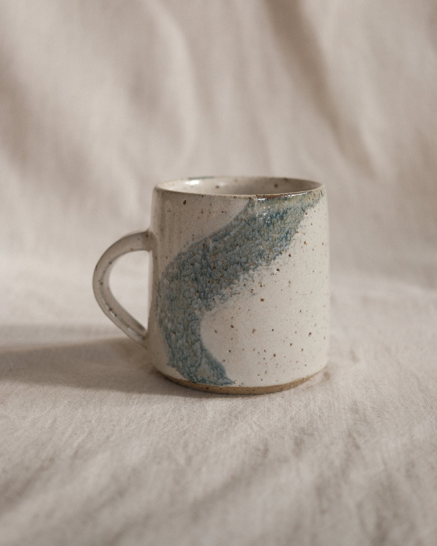 Large Handled Cup - Pale Blue #2