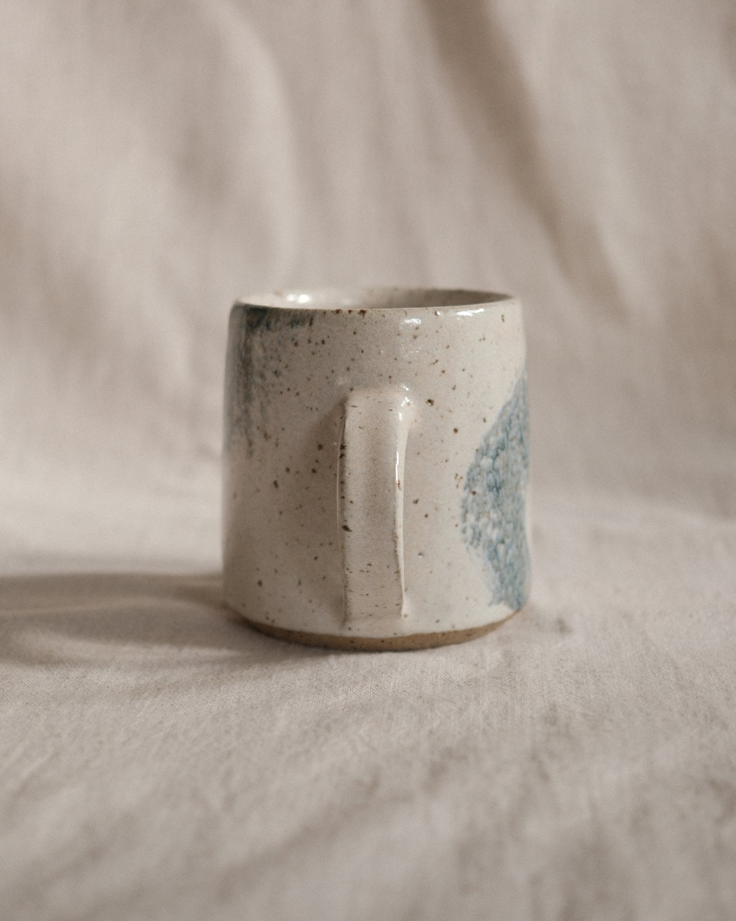 Large Handled Cup - Pale Blue #2