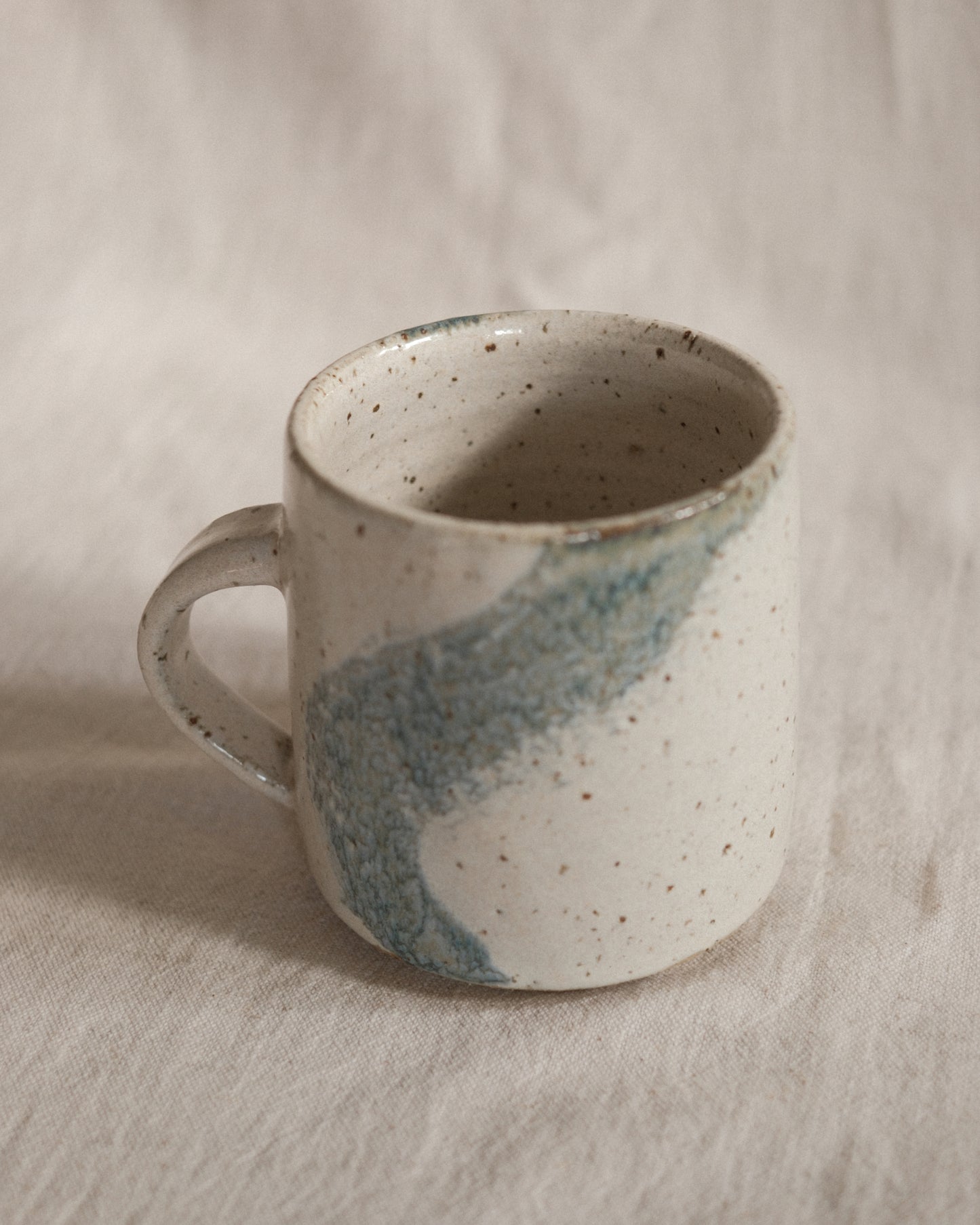 Large Handled Cup - Pale Blue #2