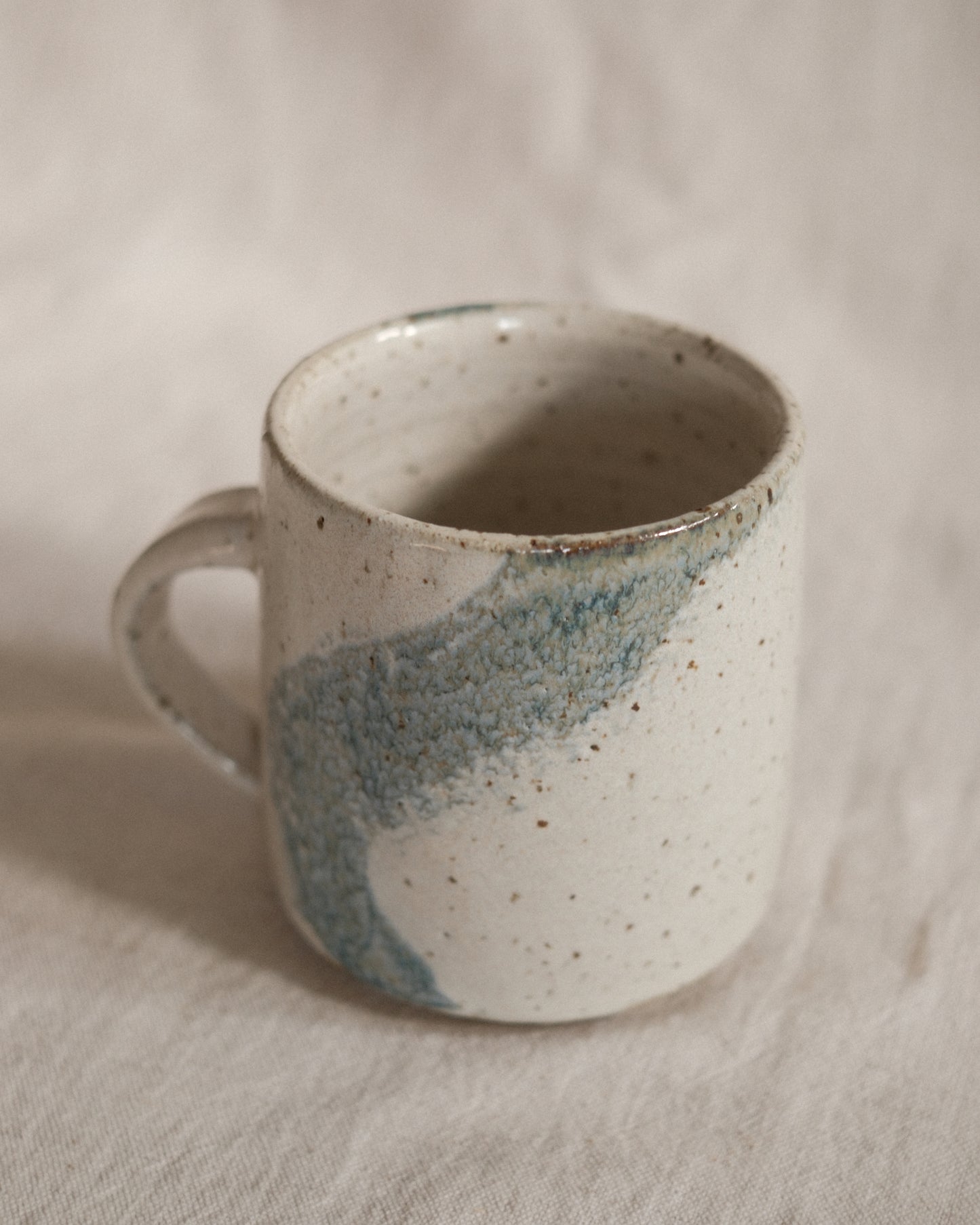 Large Handled Cup - Pale Blue #2