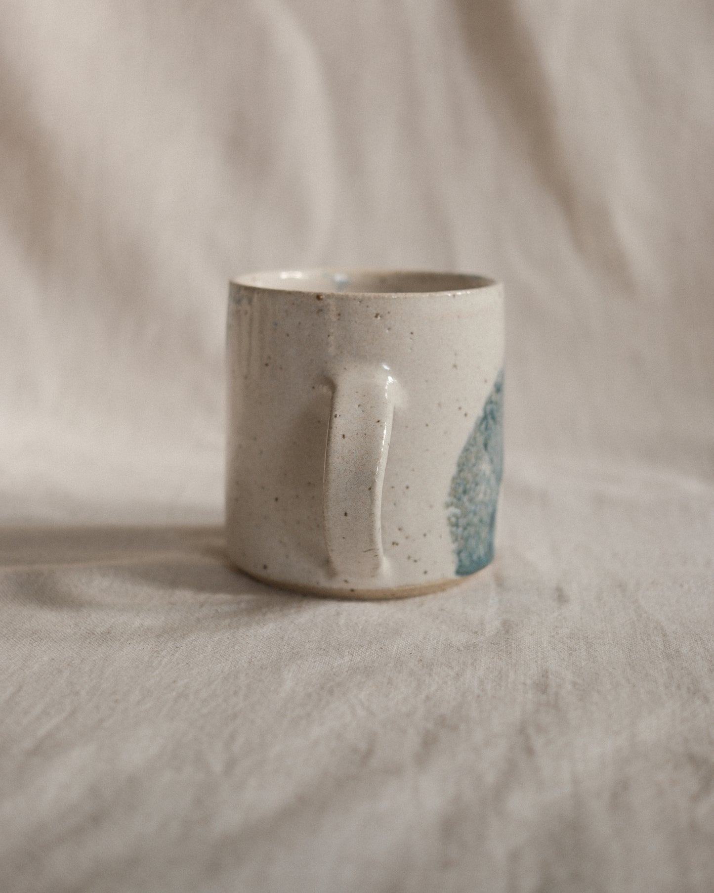 Large Handled Cup - Pale Blue #3