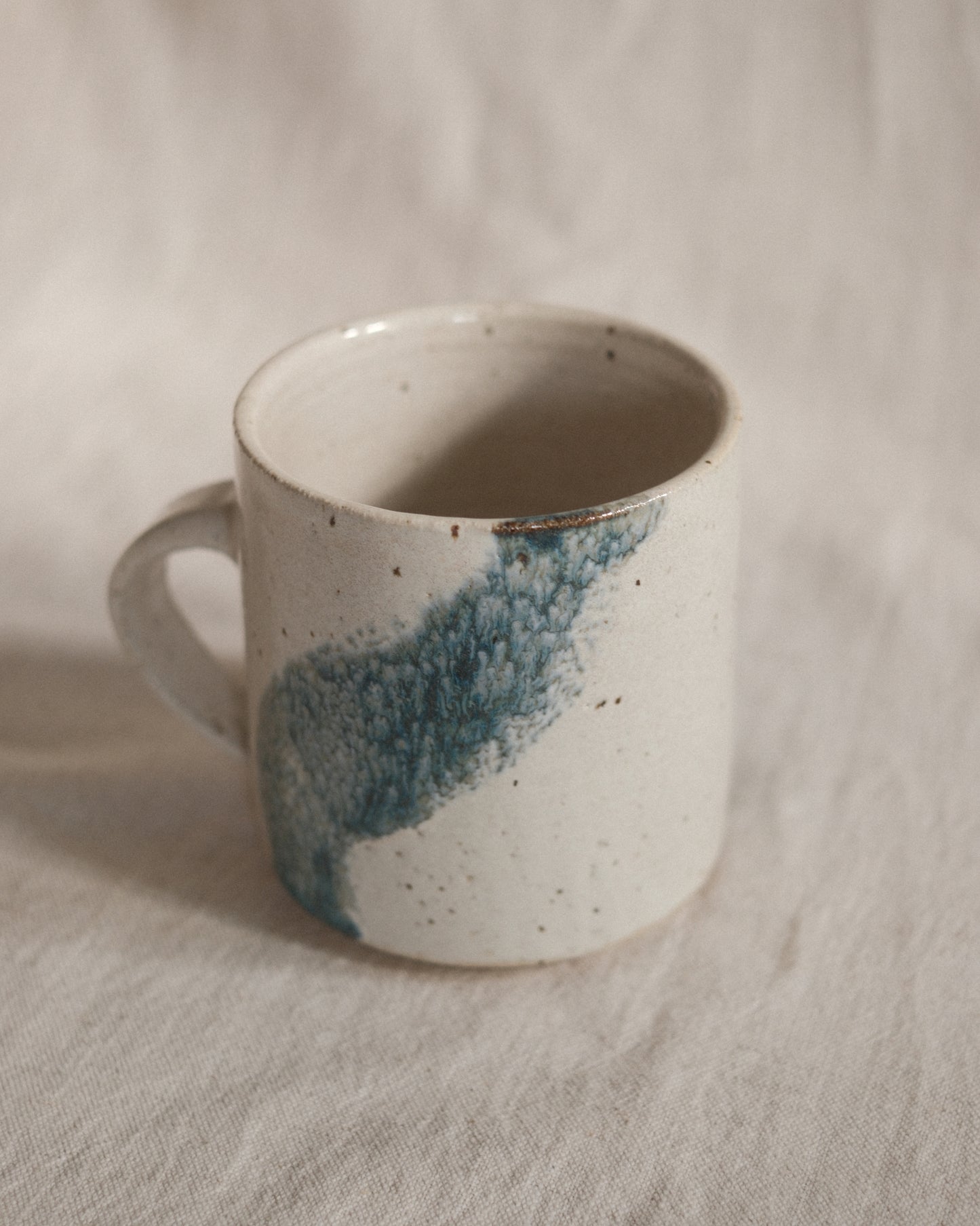 Large Handled Cup - Pale Blue #3