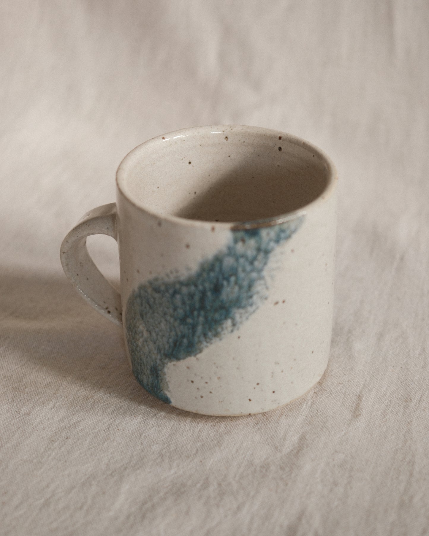 Large Handled Cup - Pale Blue #3