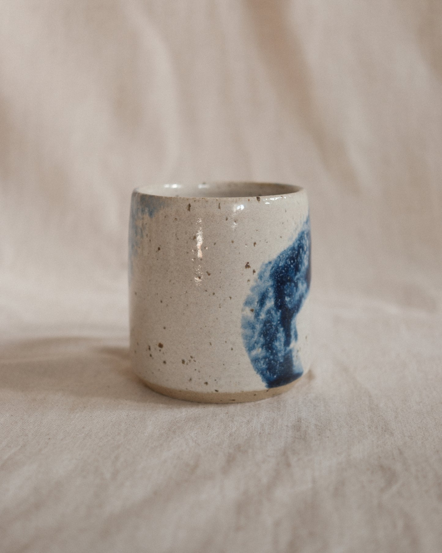Large Handled Cup - Bright Blue #1