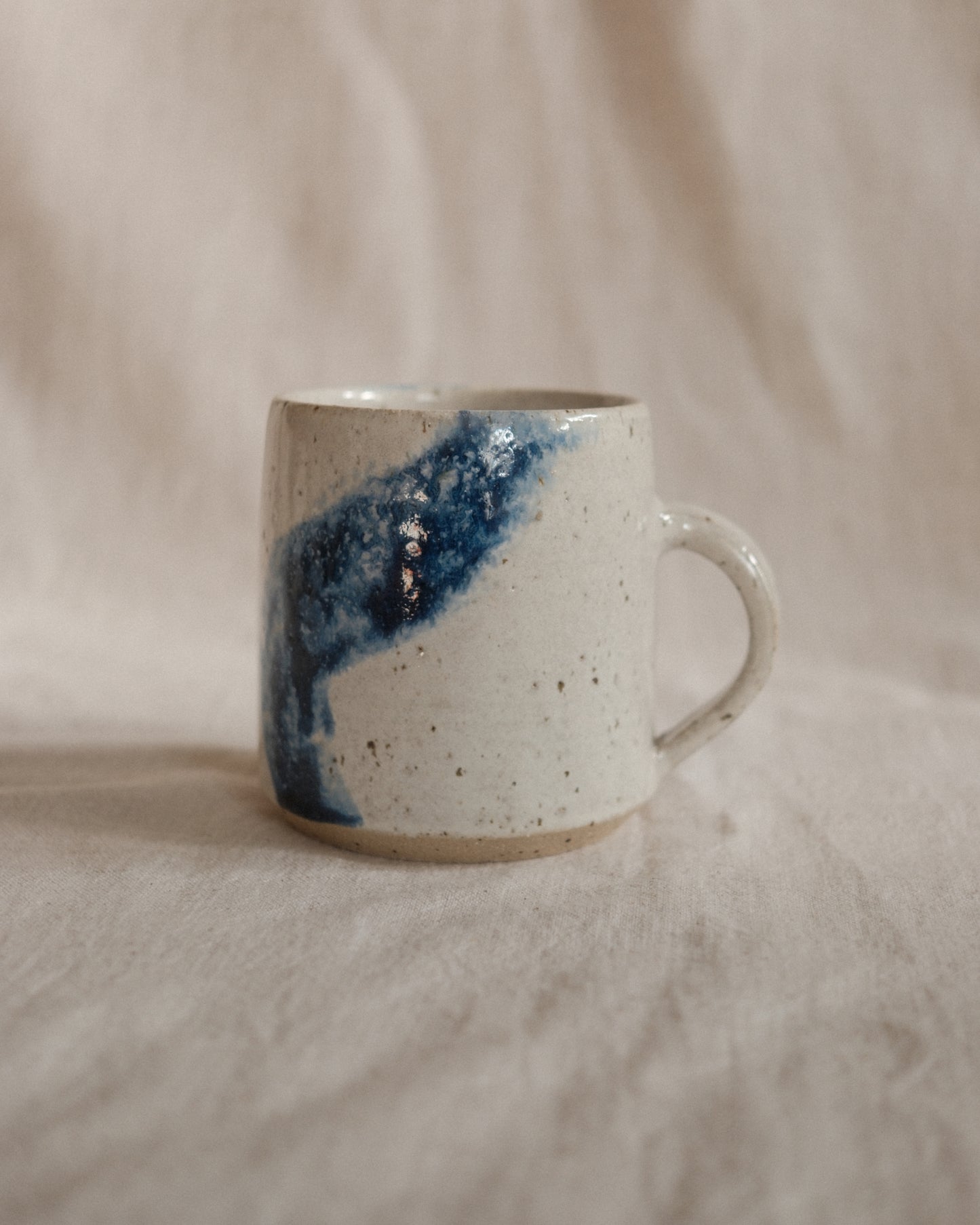 Large Handled Cup - Bright Blue #1