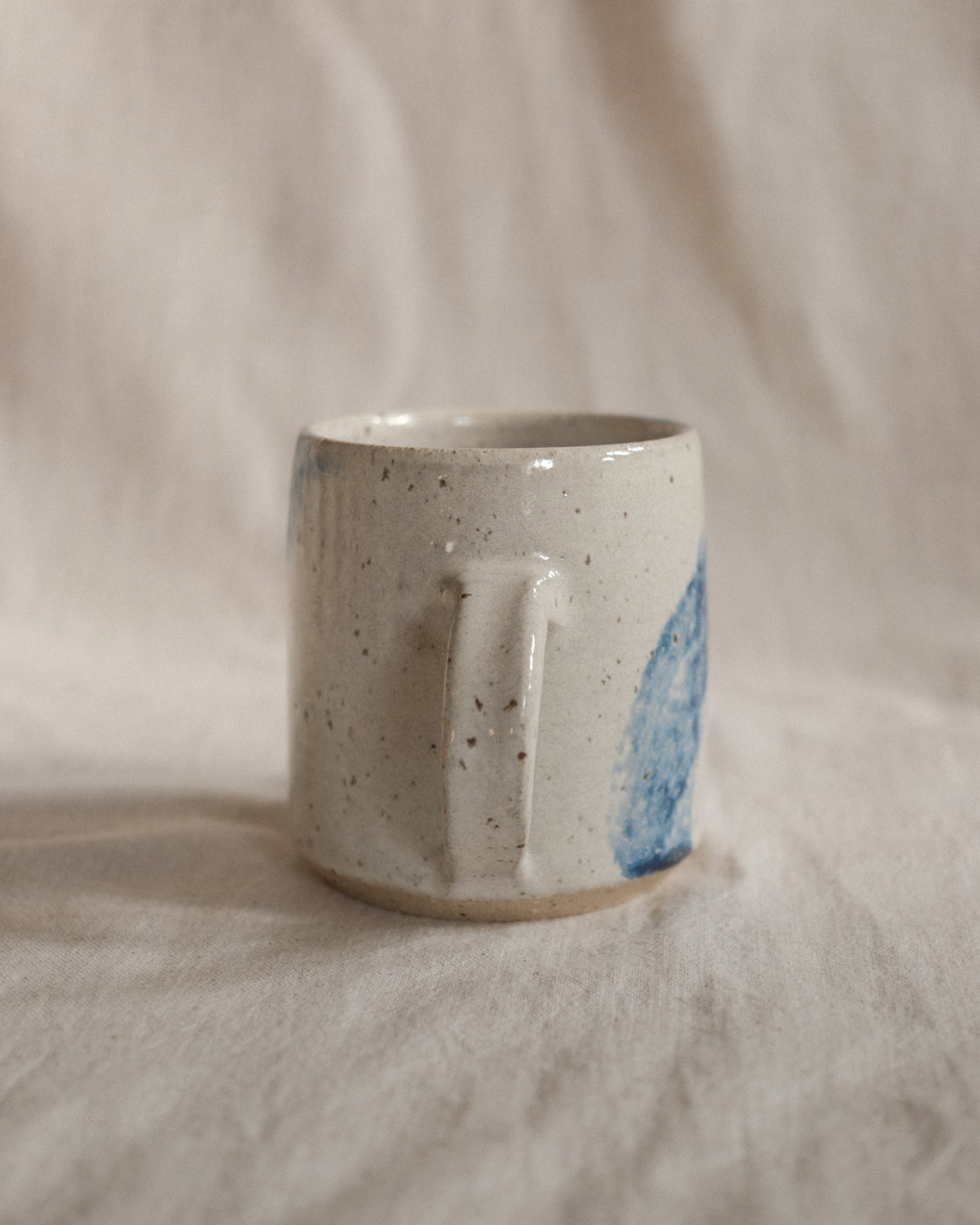 Large Handled Cup - Bright Blue #1