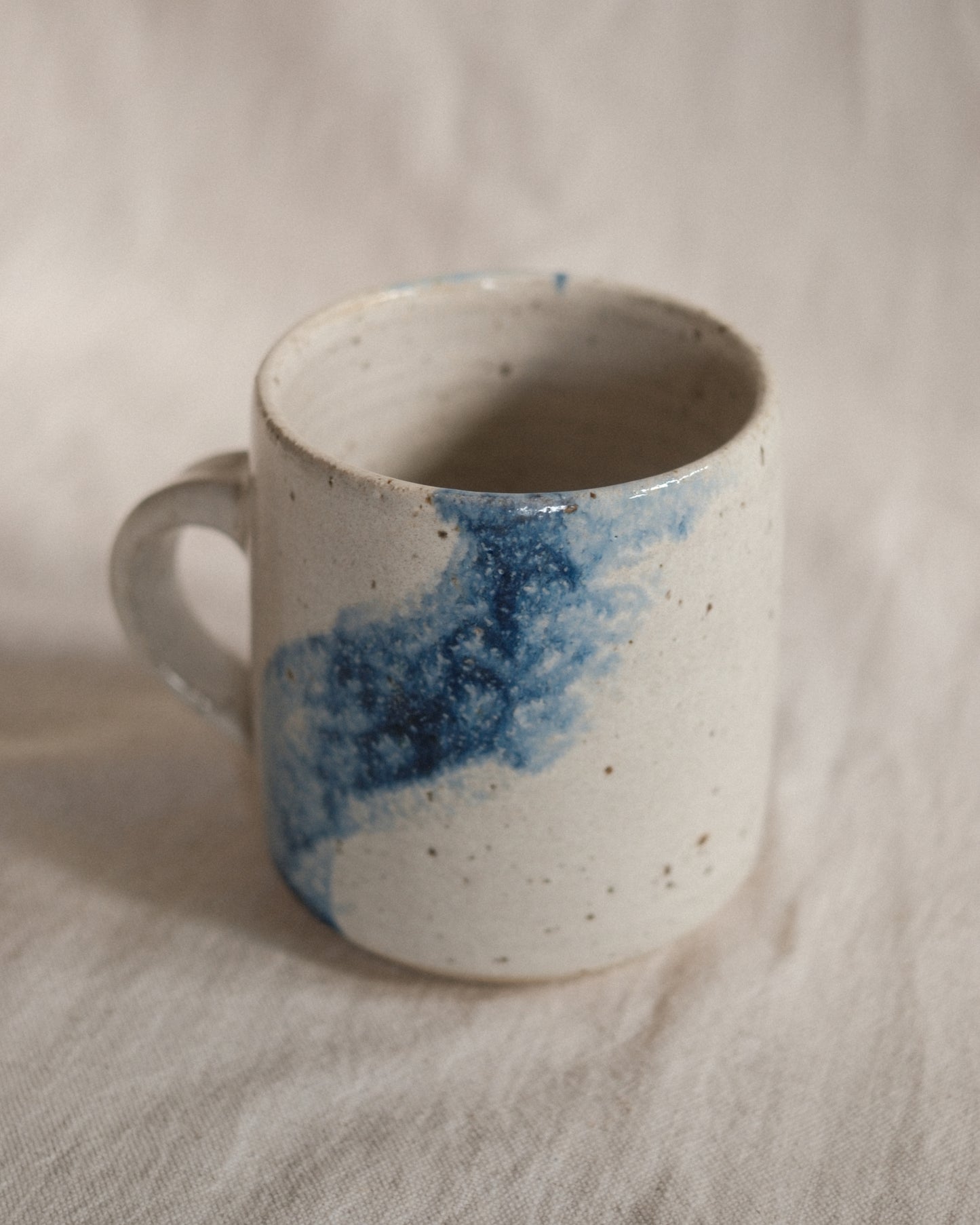 Large Handled Cup - Bright Blue #1