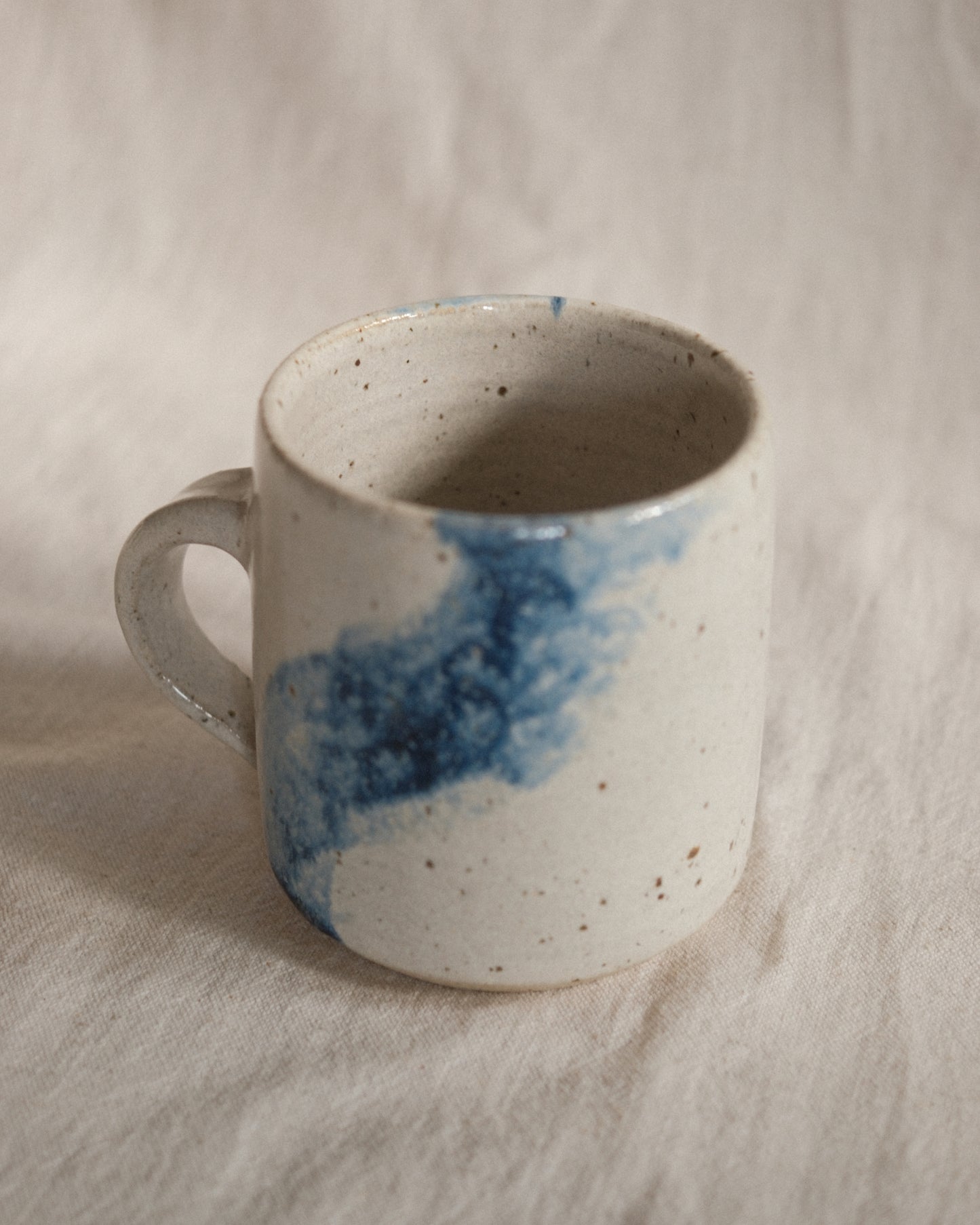 Large Handled Cup - Bright Blue #1