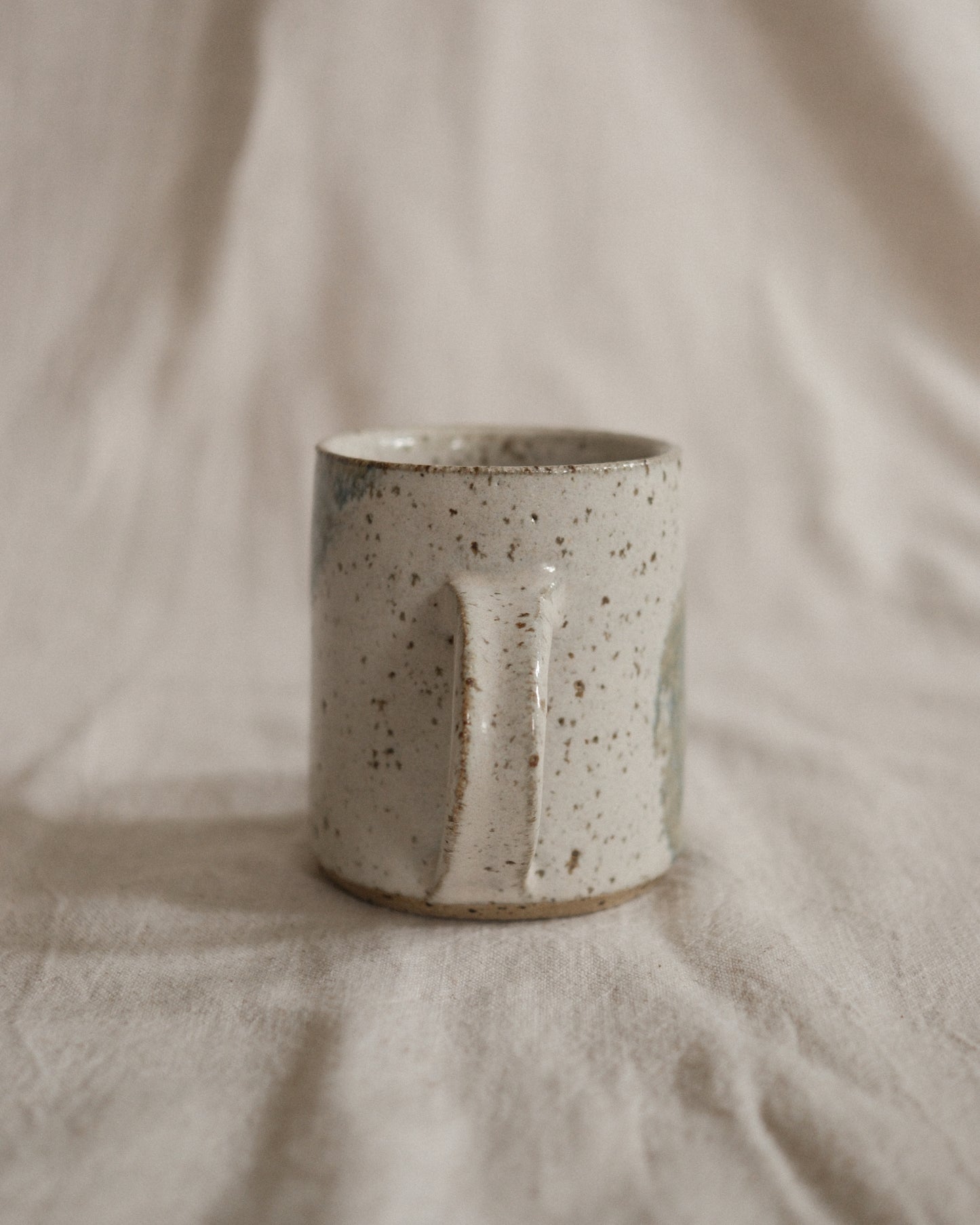 Small Handled Cup - Pale Blue #3