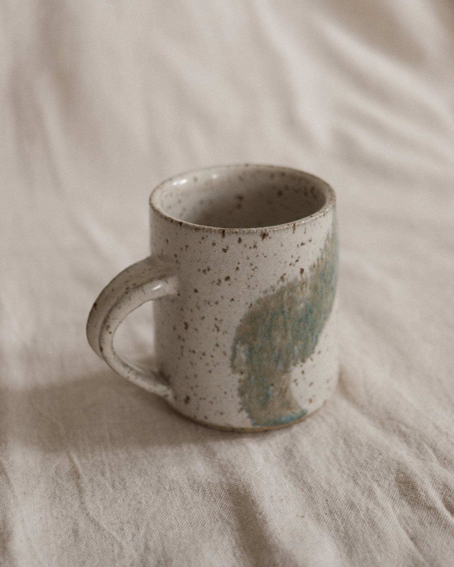 Small Handled Cup - Pale Blue #3