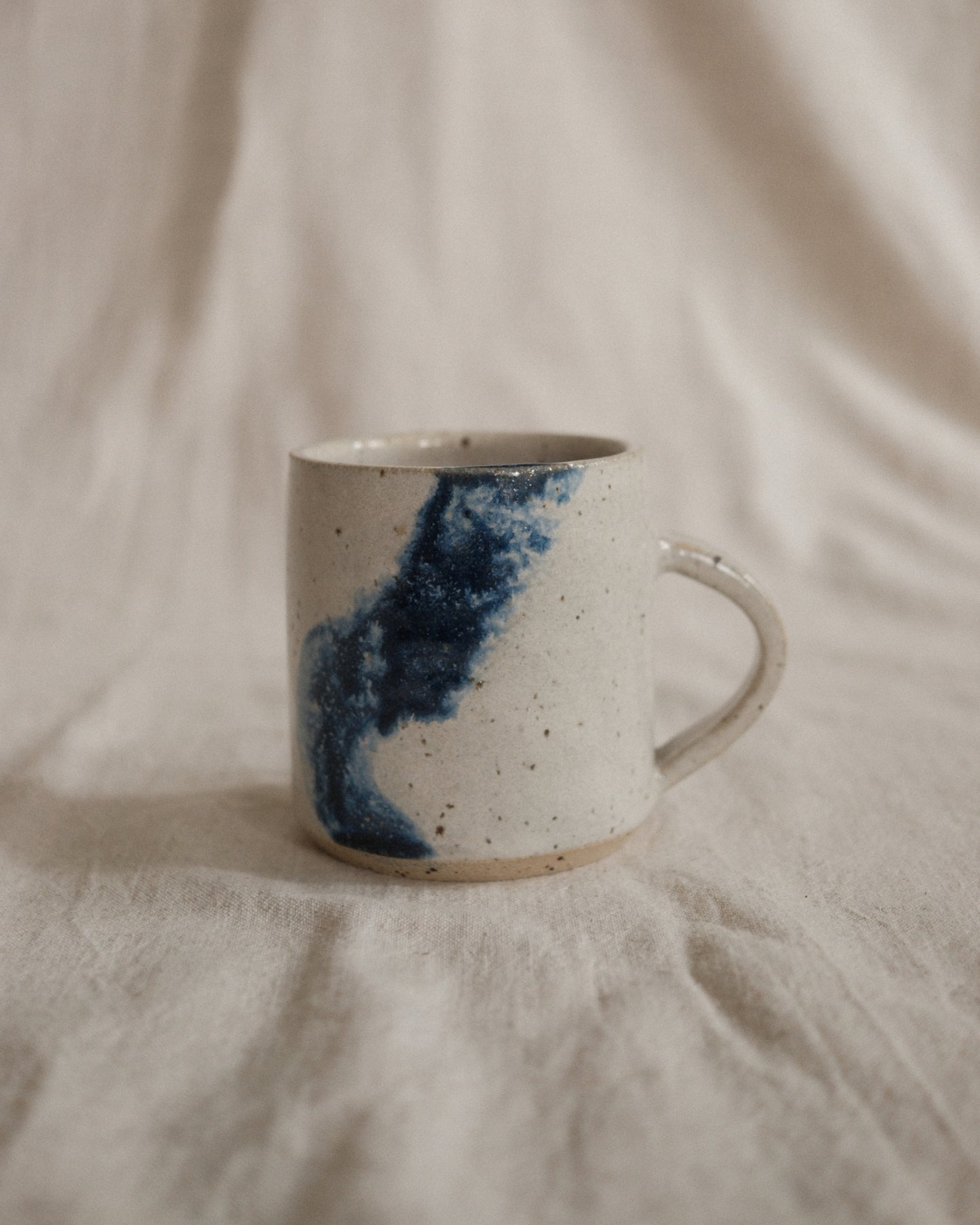 Large Handled Cup - Bright Blue #2