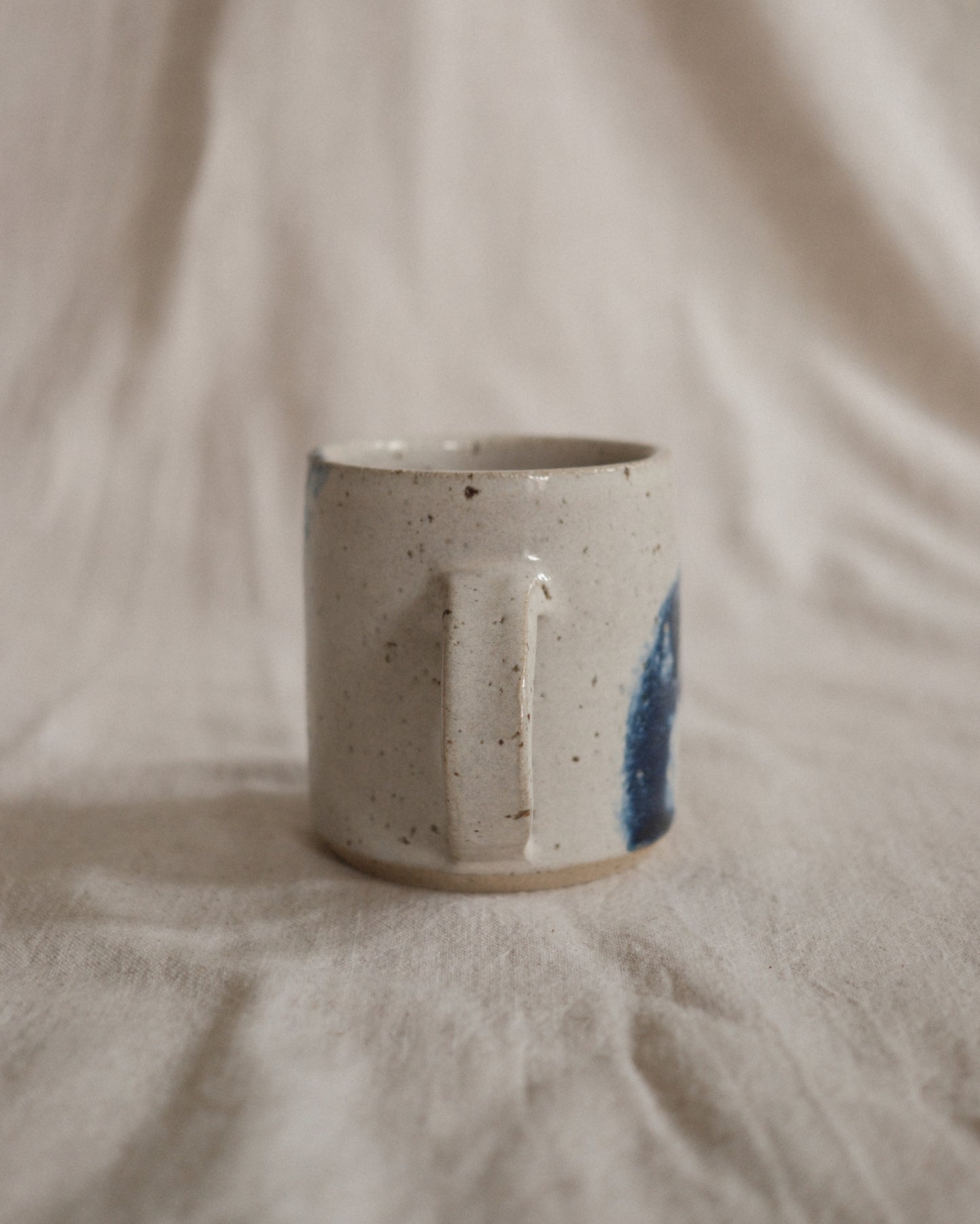 Large Handled Cup - Bright Blue #2