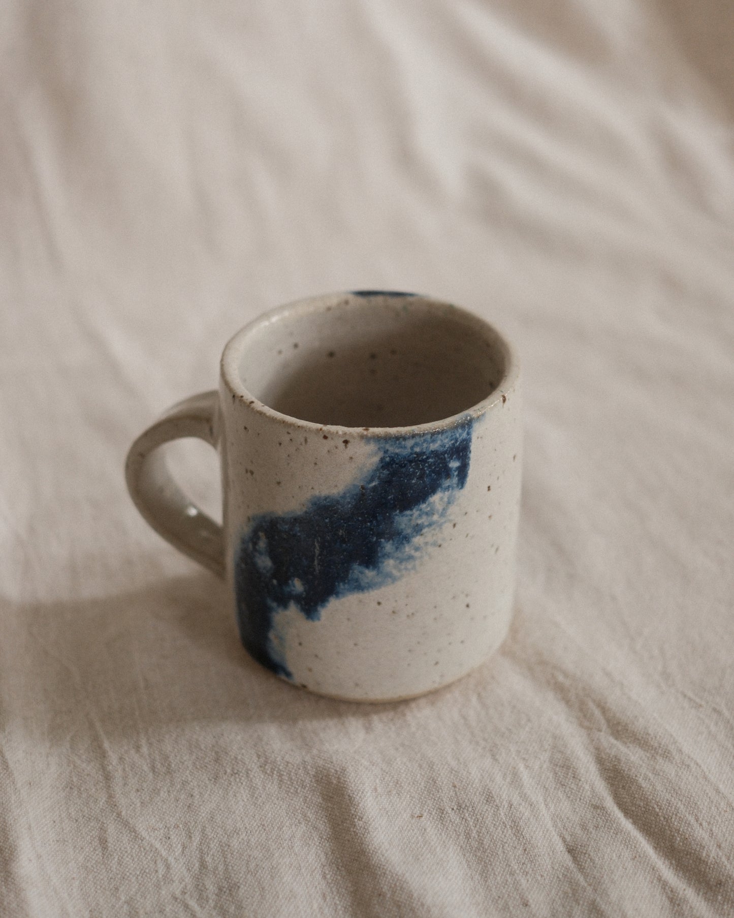 Large Handled Cup - Bright Blue #2