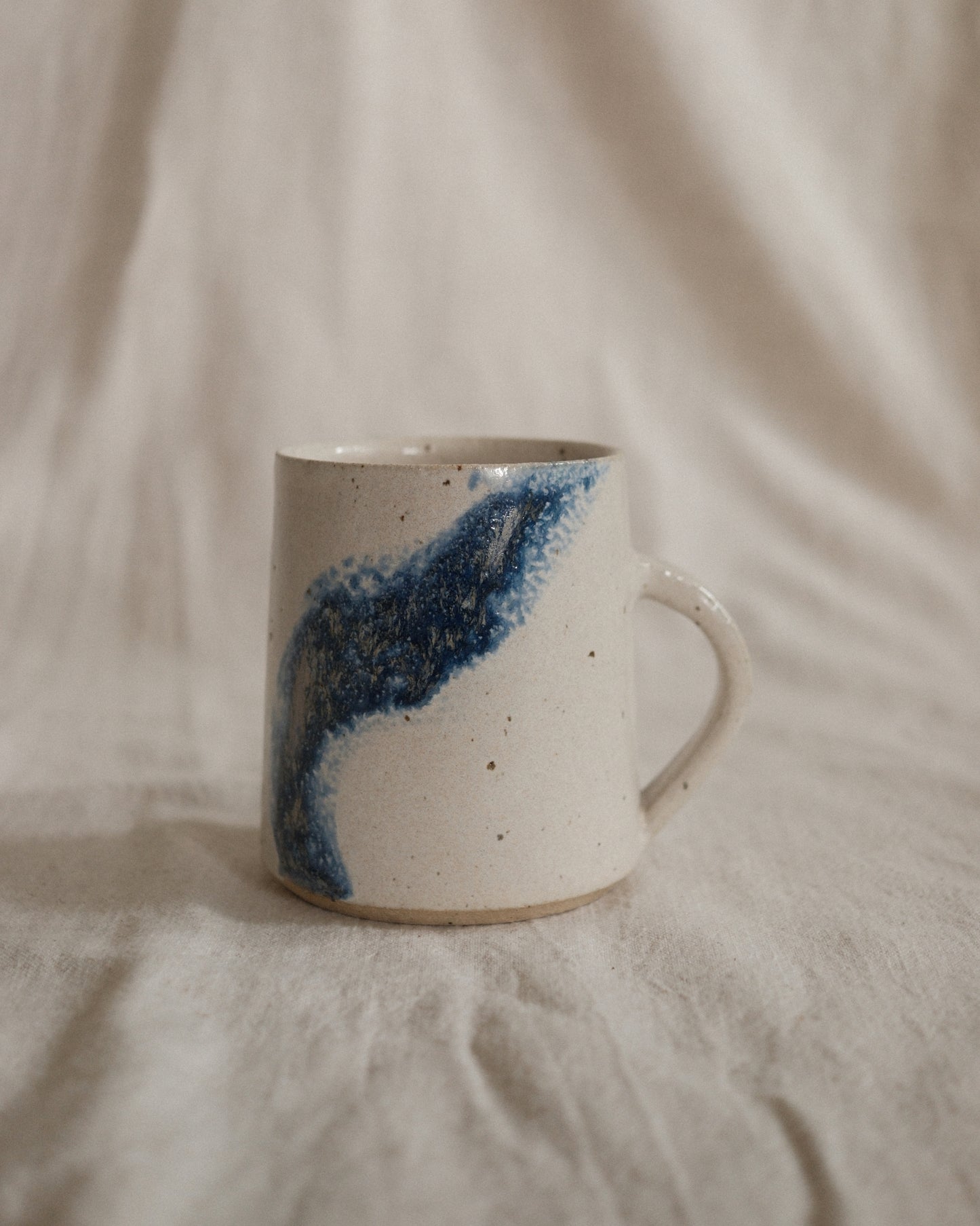 Large Handled Cup - Bright Blue #3