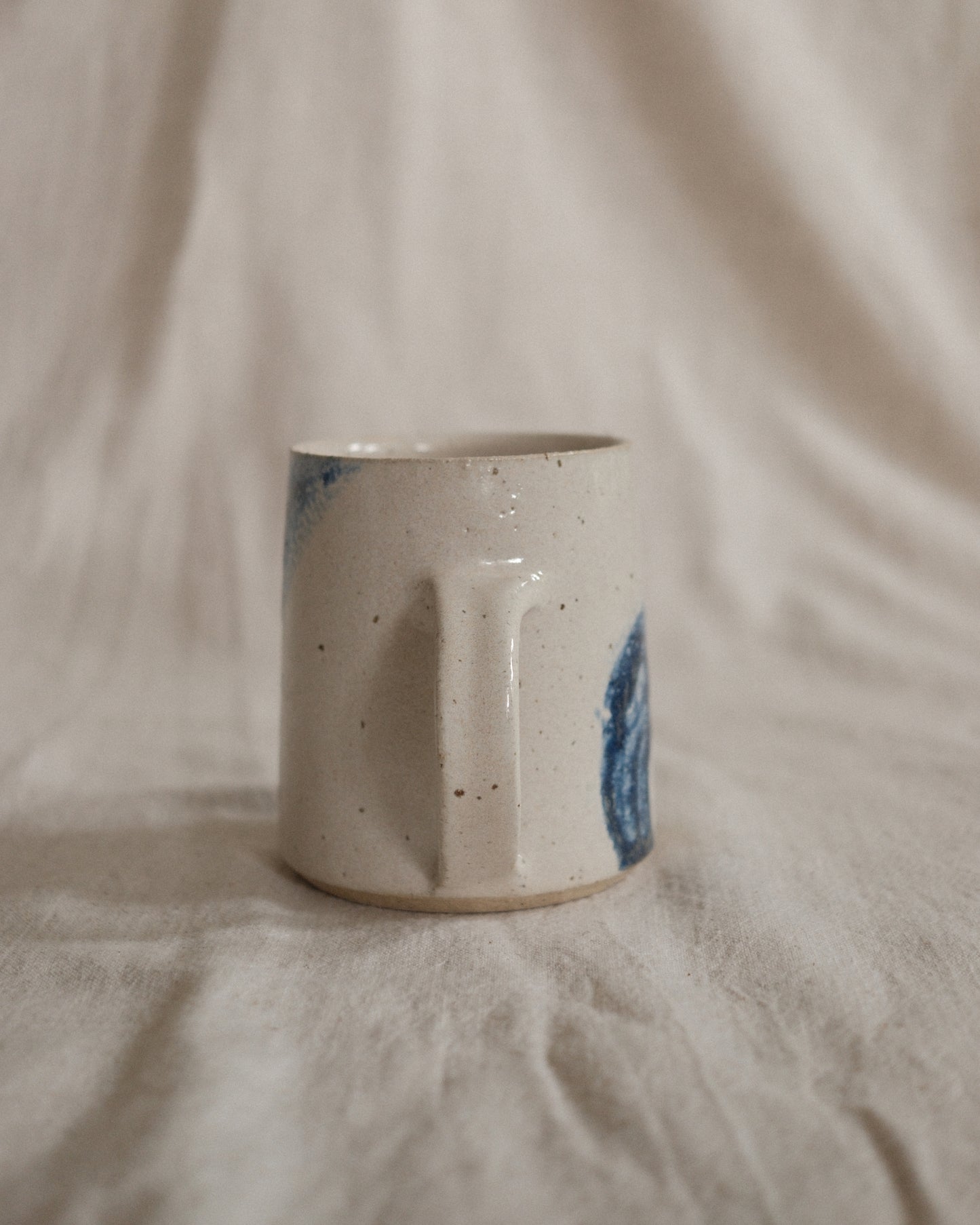 Large Handled Cup - Bright Blue #3