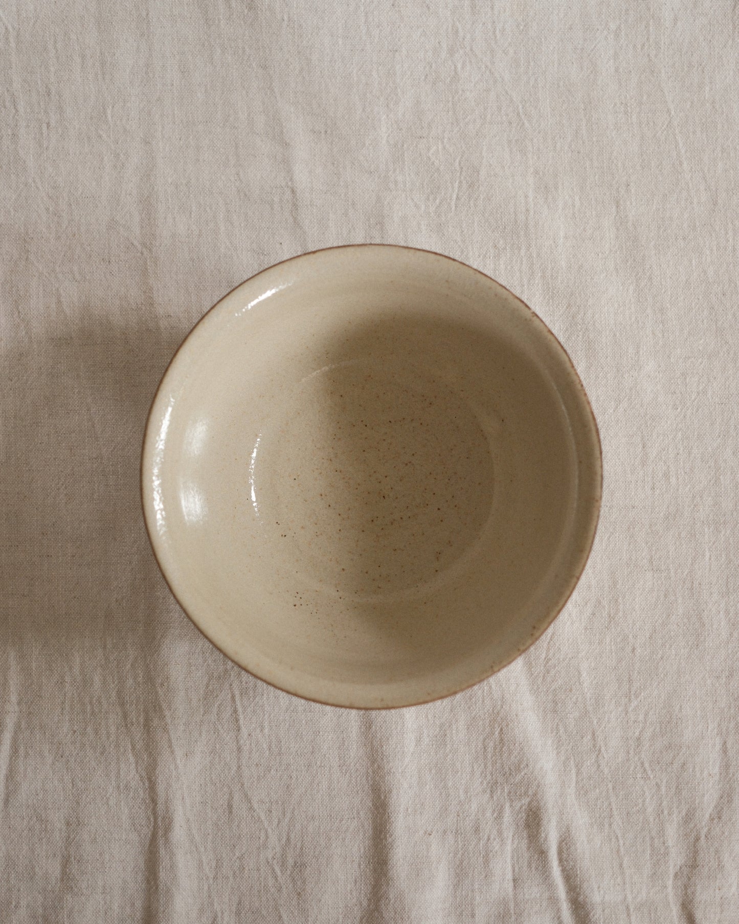 Shiny Oatmeal Cereal Bowl