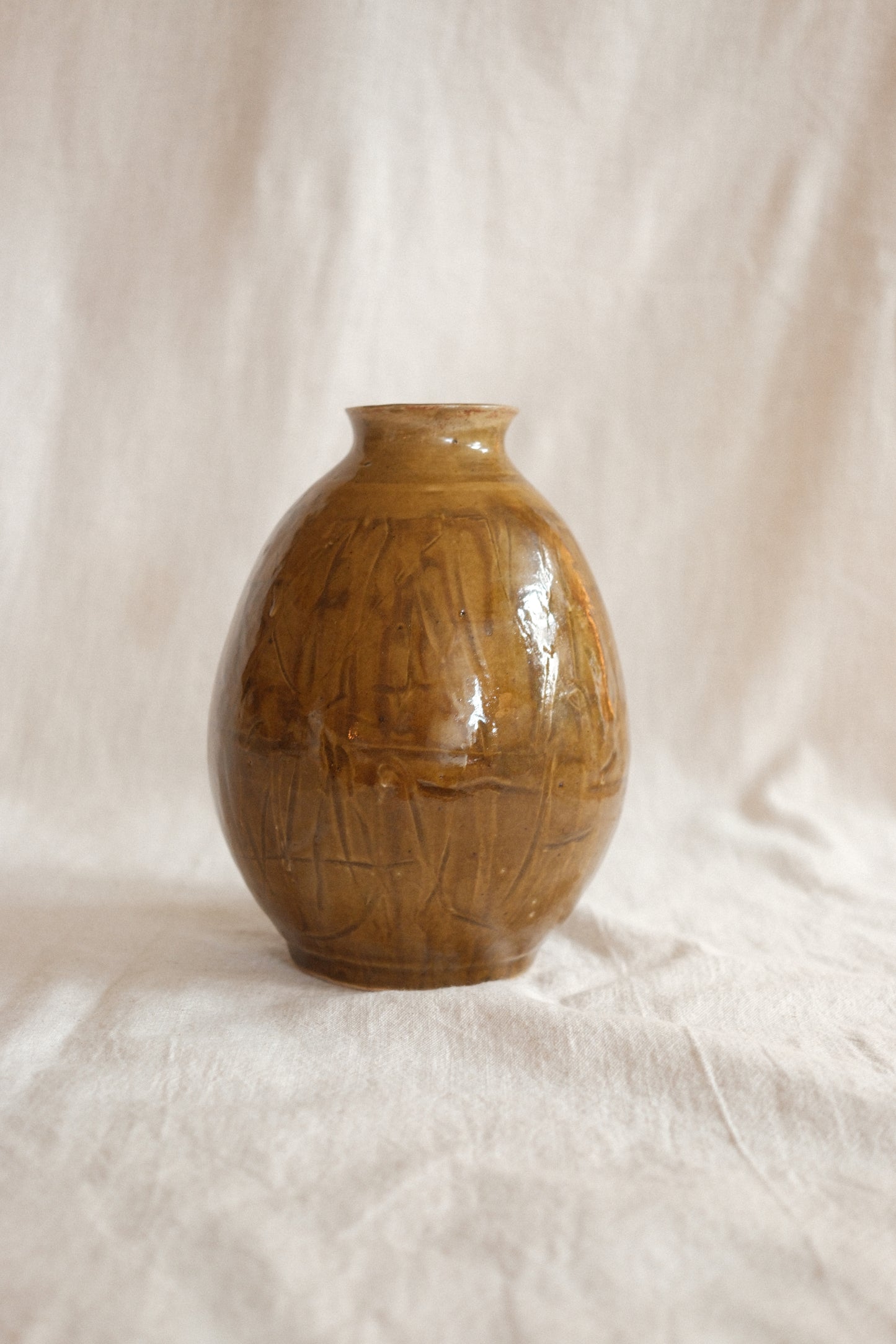 Iron Slip and Honey Vase