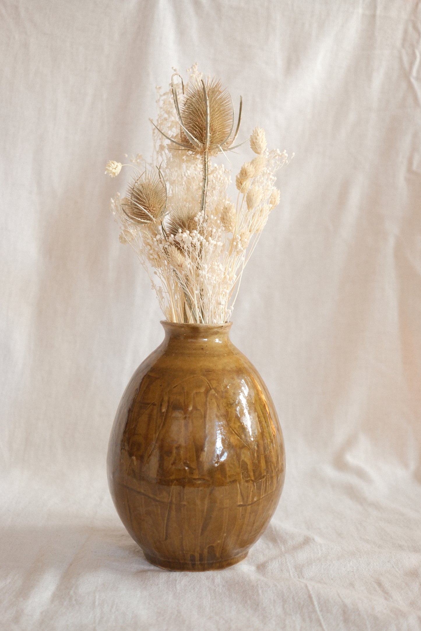 Iron Slip and Honey Vase