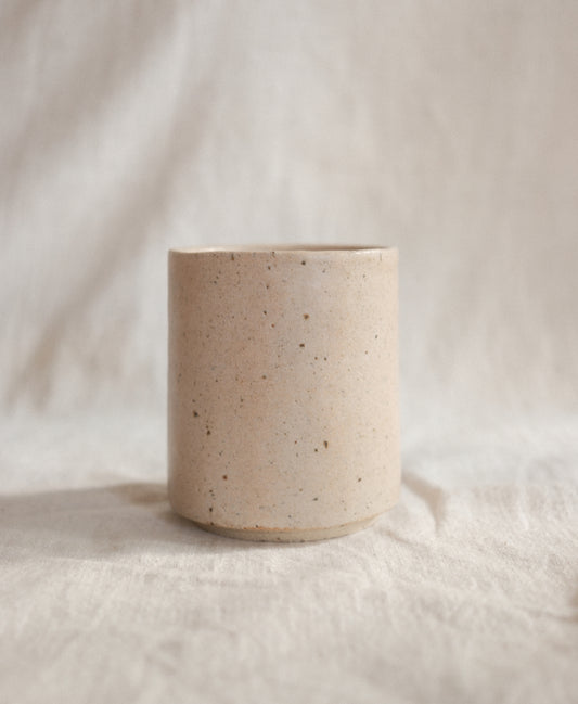 Satin Pink Handleless Cup