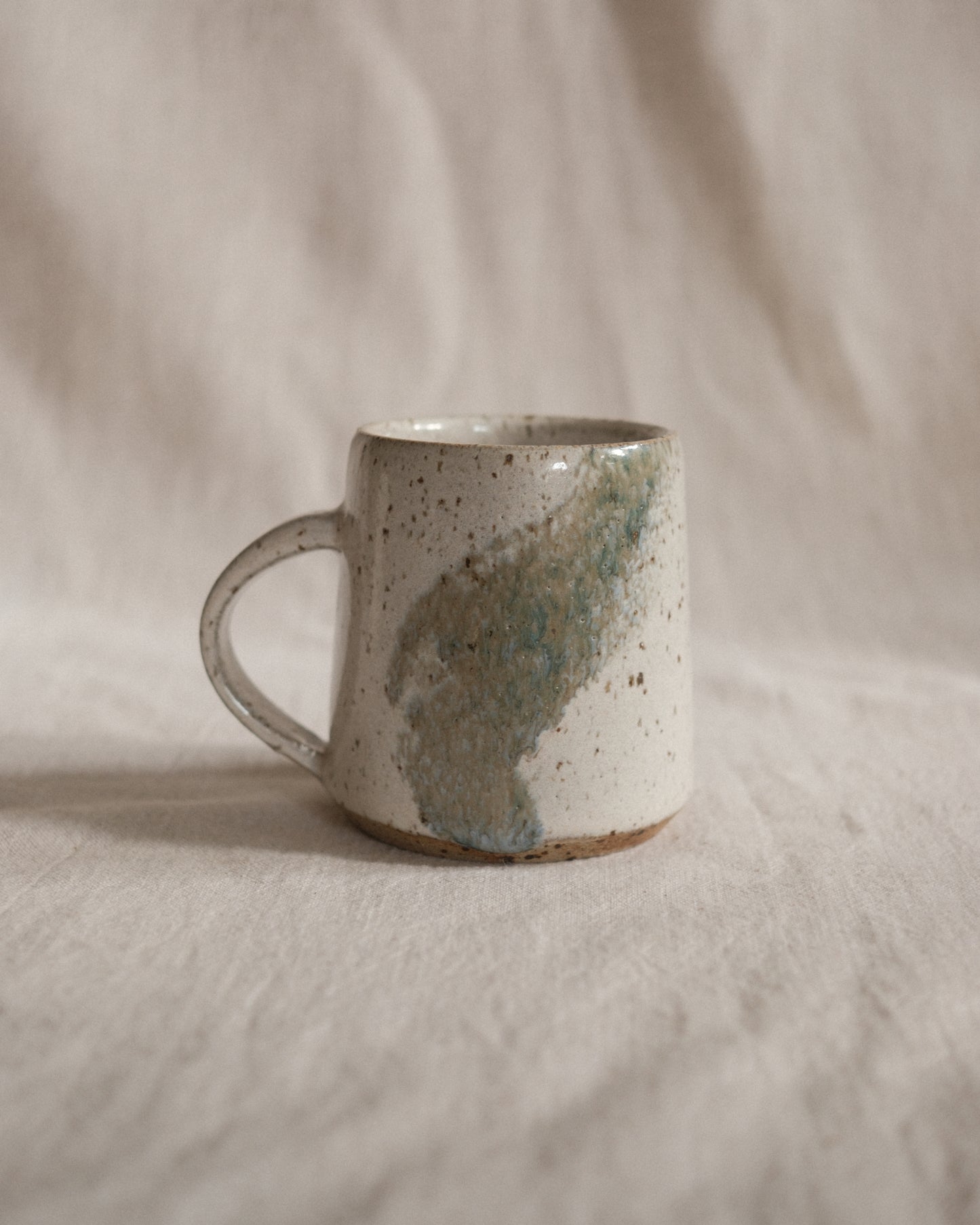 Small Handled Cup - Pale Blue #2