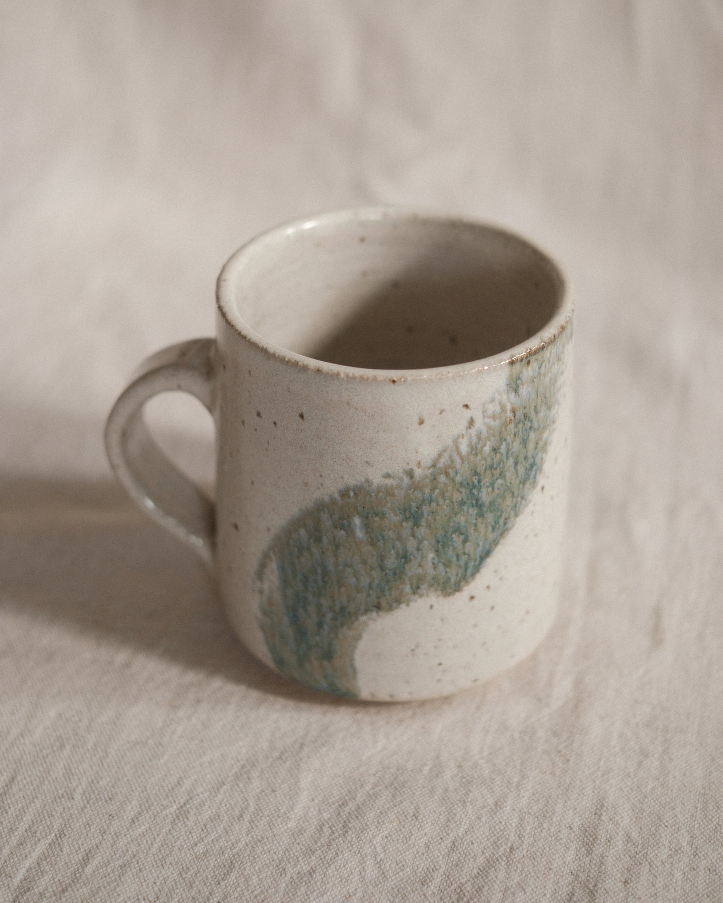 Large Handled Cup - Pale Blue #1
