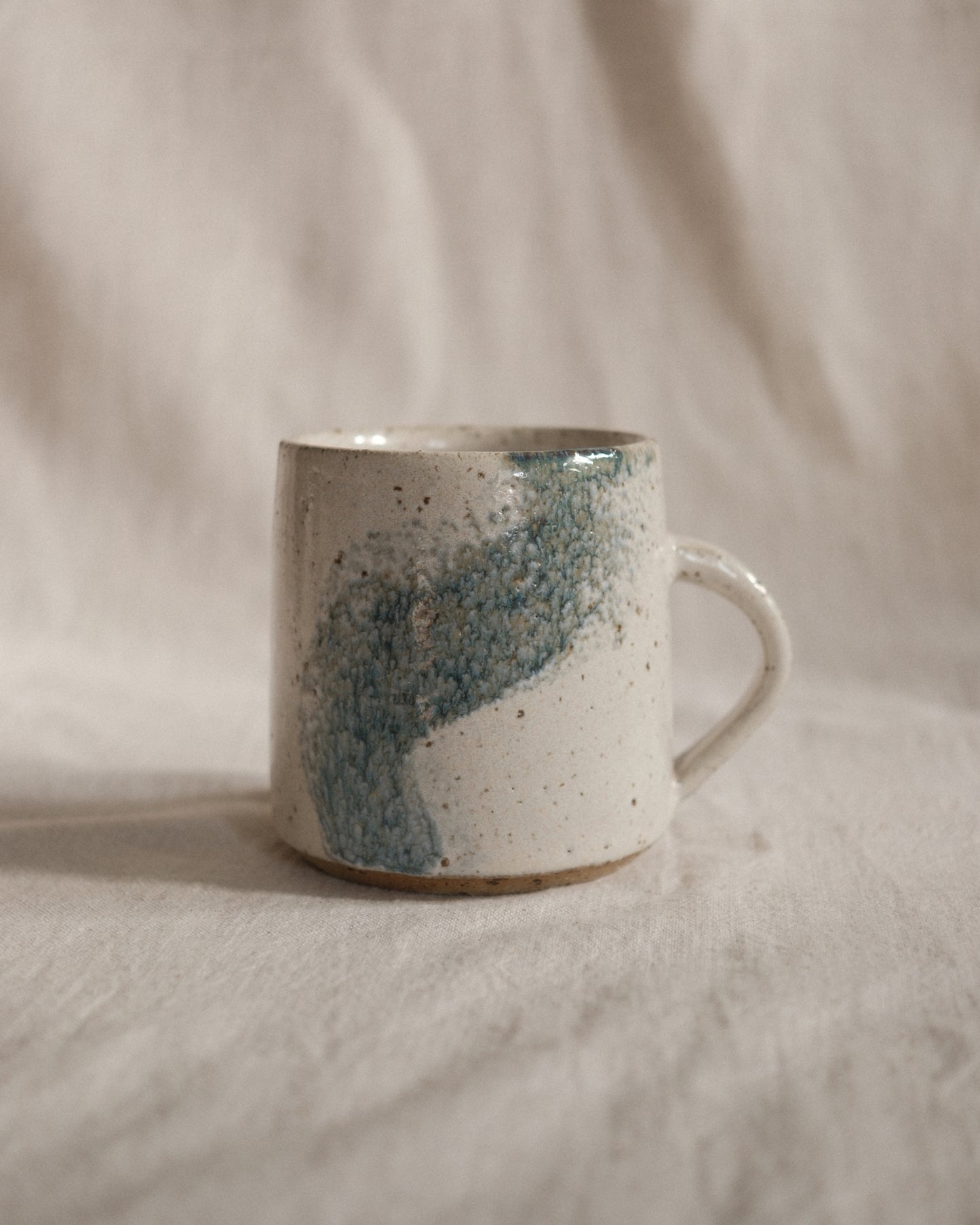 Large Handled Cup - Pale Blue #2