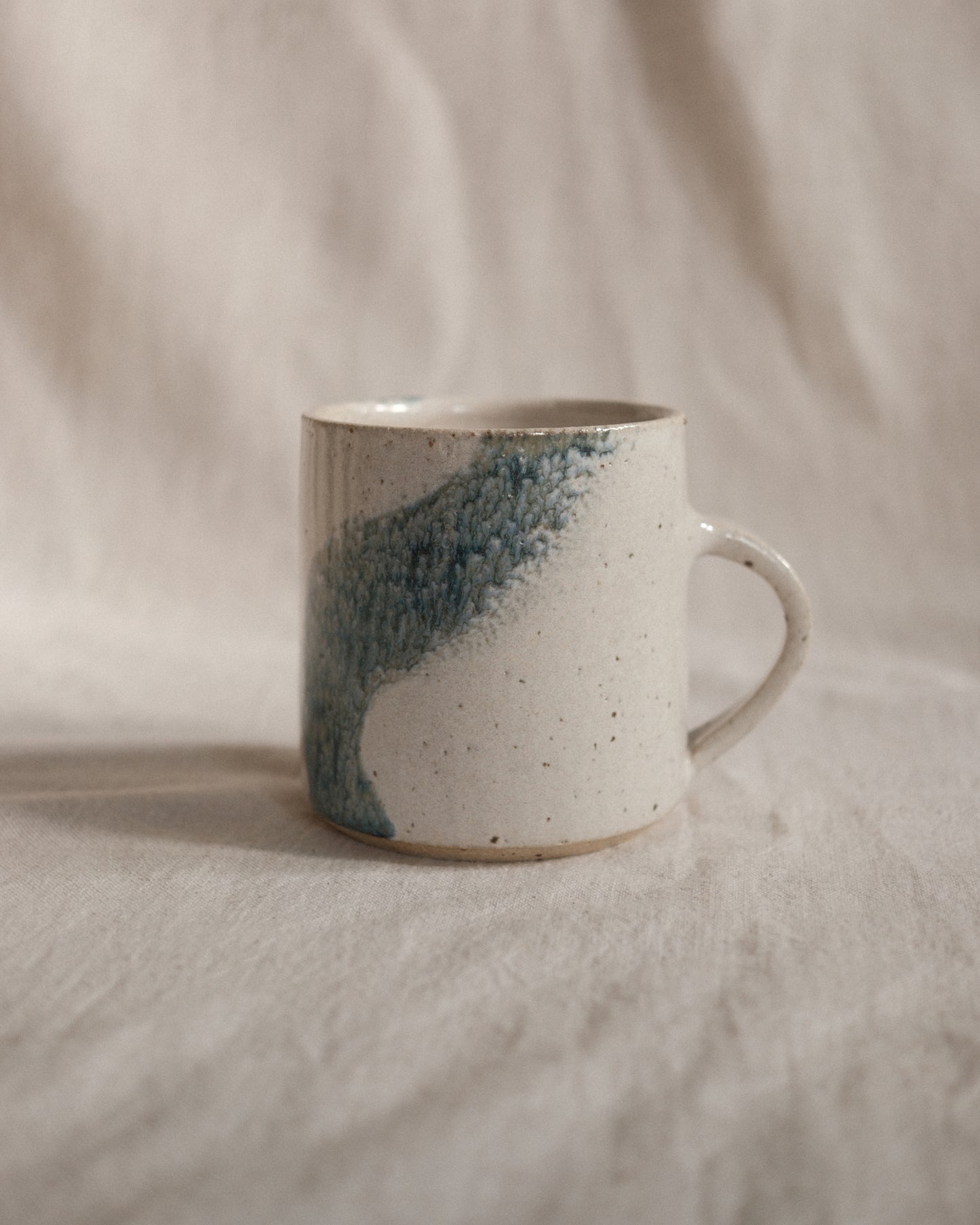 Large Handled Cup - Pale Blue #3
