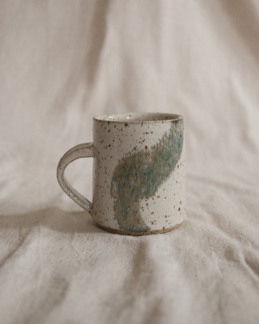 Small Handled Cup - Pale Blue #3