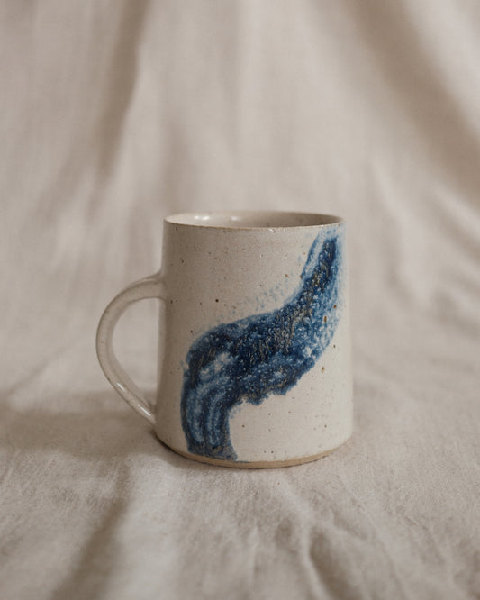 Large Handled Cup - Bright Blue #3