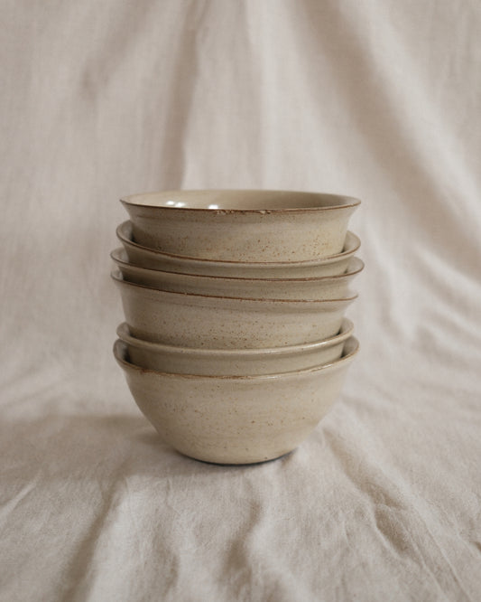Shiny Oatmeal Cereal Bowl